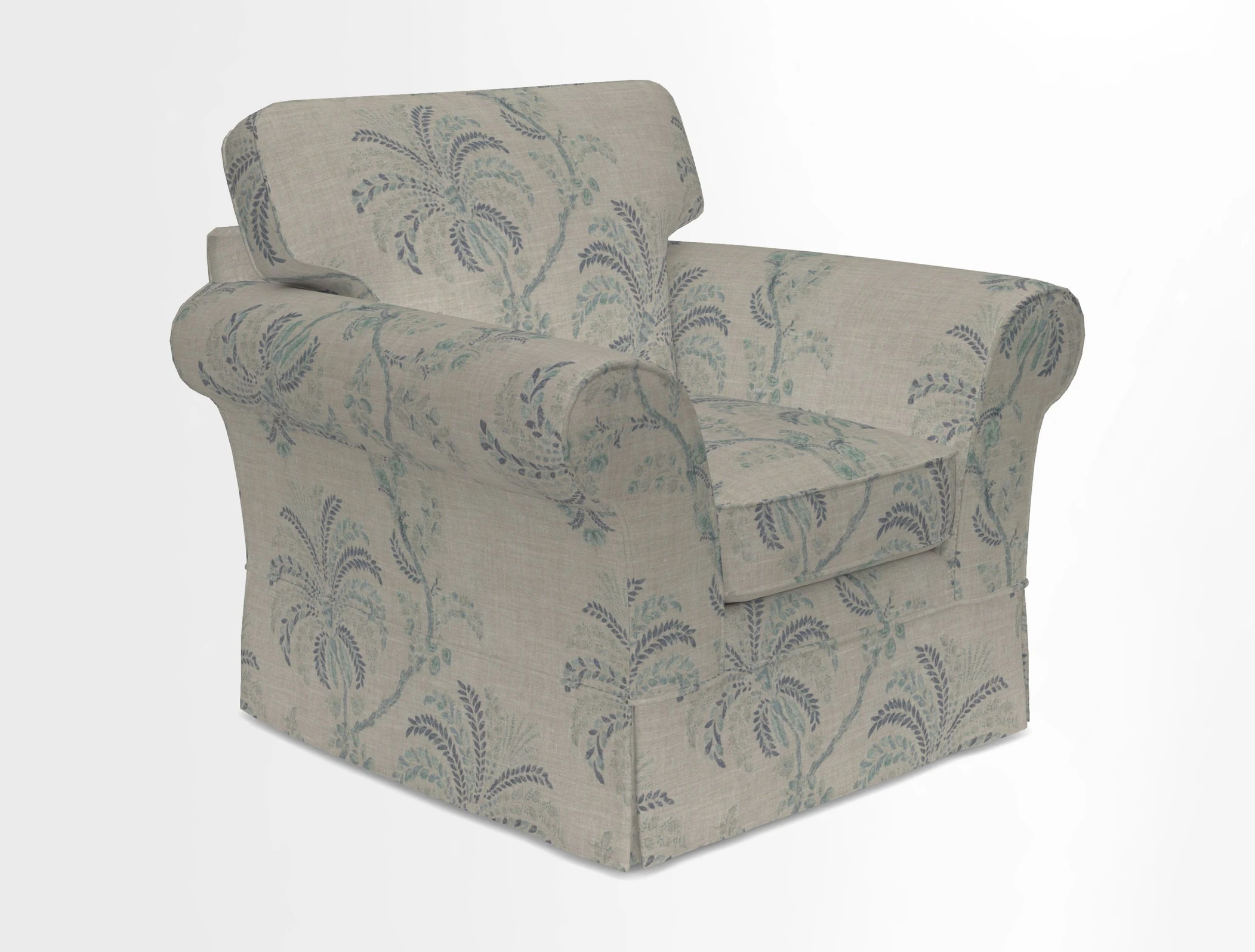 Lanhydrock Chair in Two Tone Plain Biscuit