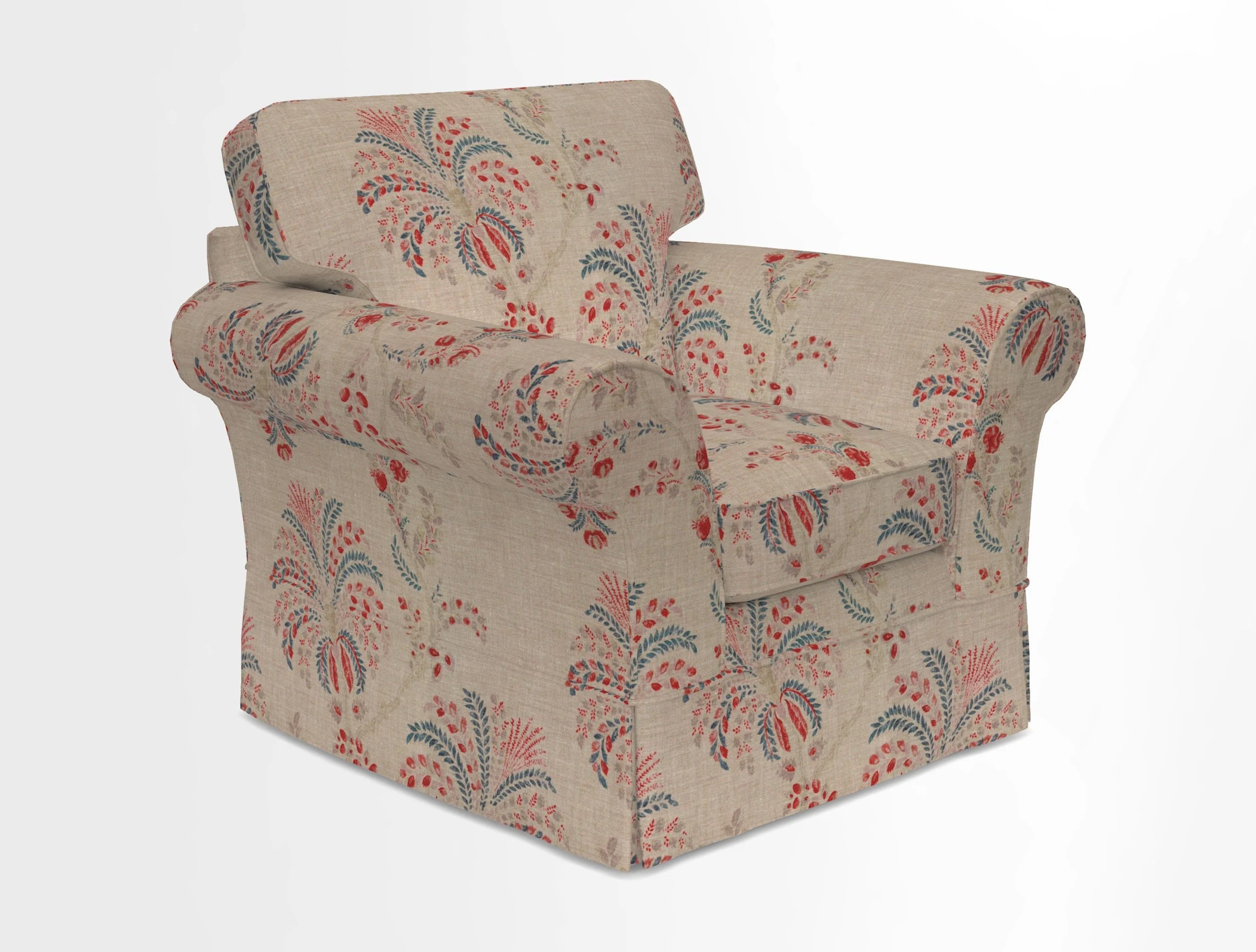 Lanhydrock Chair in Two Tone Plain Biscuit