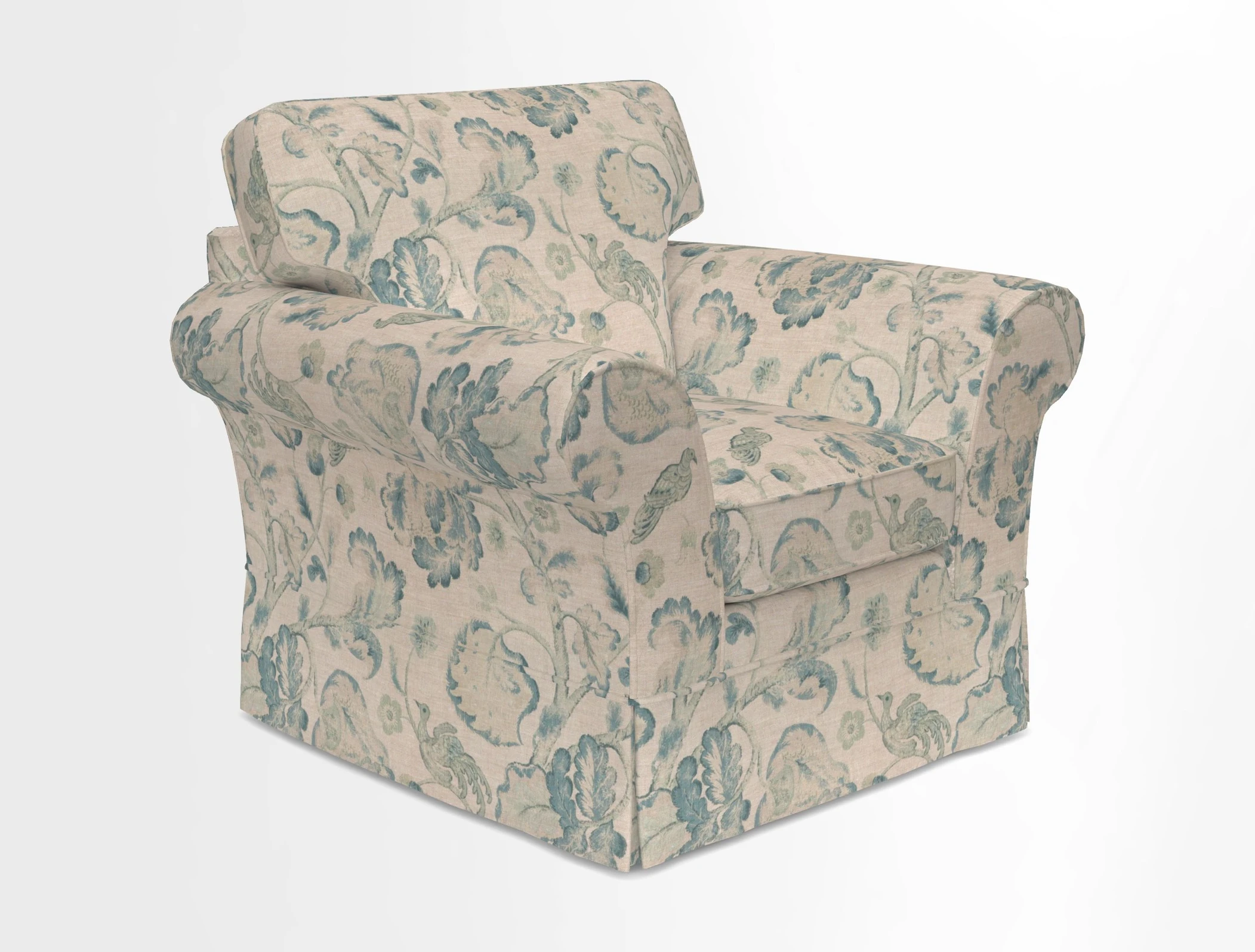 Lanhydrock Chair in Two Tone Plain Biscuit