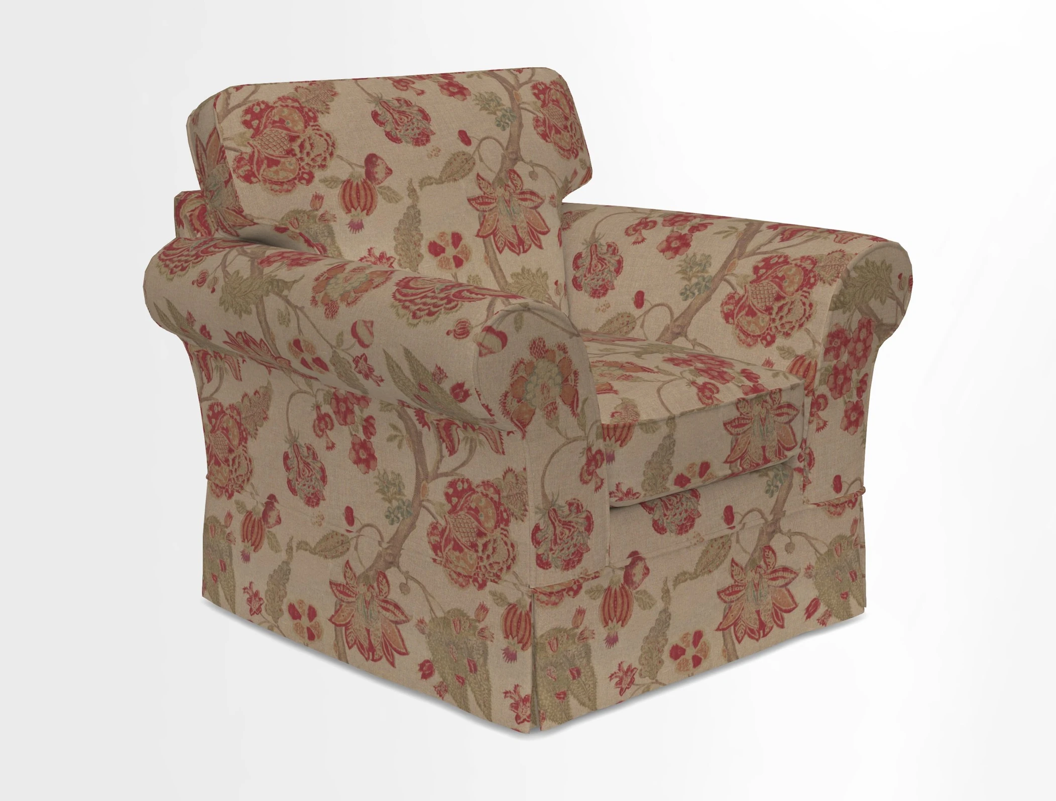 Lanhydrock Chair in Two Tone Plain Biscuit