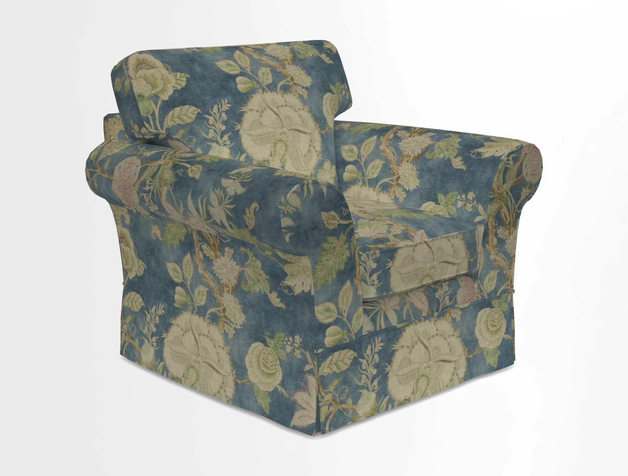 Lanhydrock Chair in Two Tone Plain Biscuit