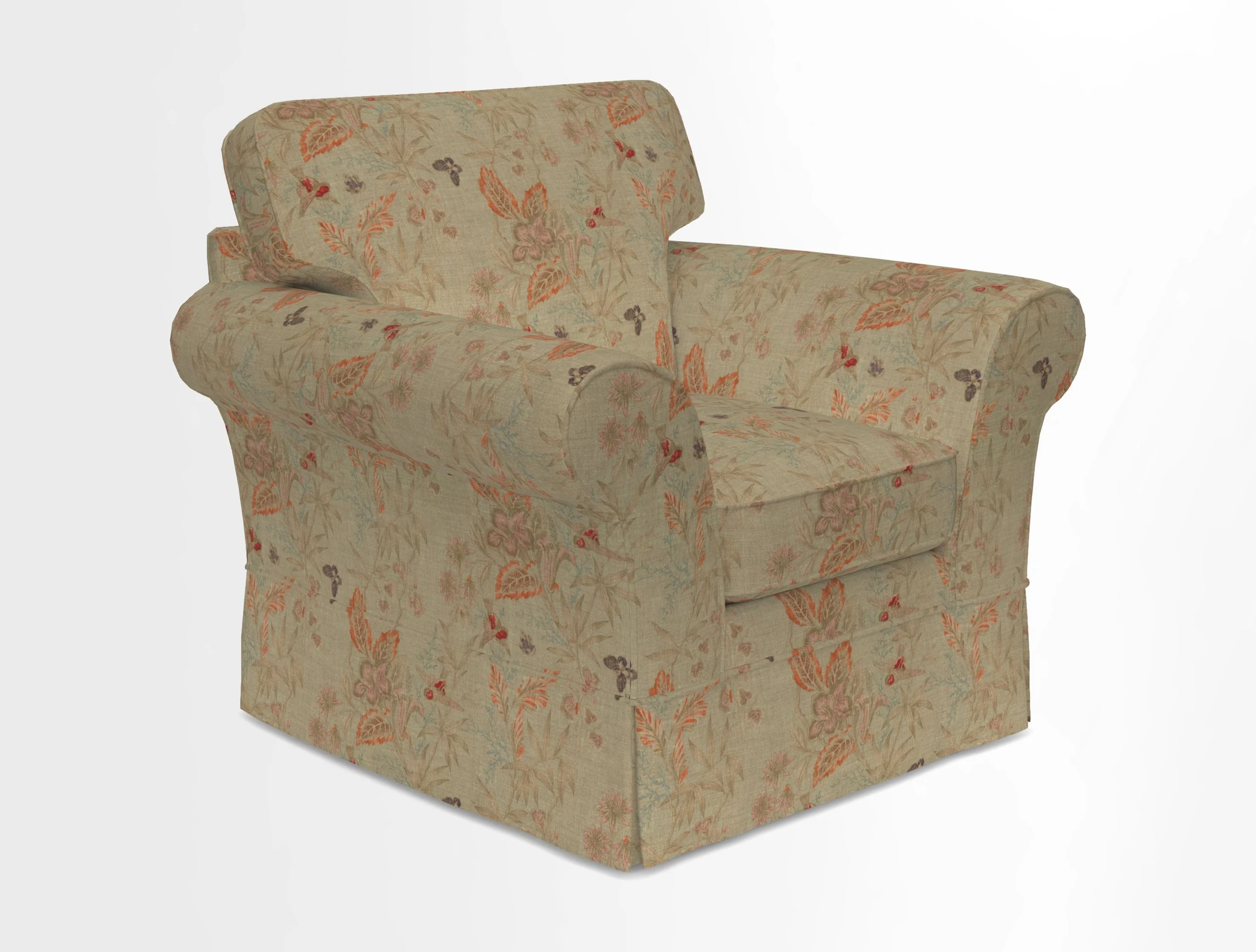 Lanhydrock Chair in Two Tone Plain Biscuit