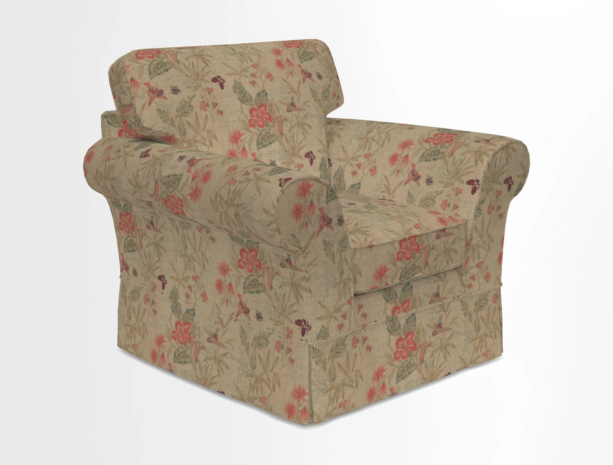 Lanhydrock Chair in Two Tone Plain Biscuit