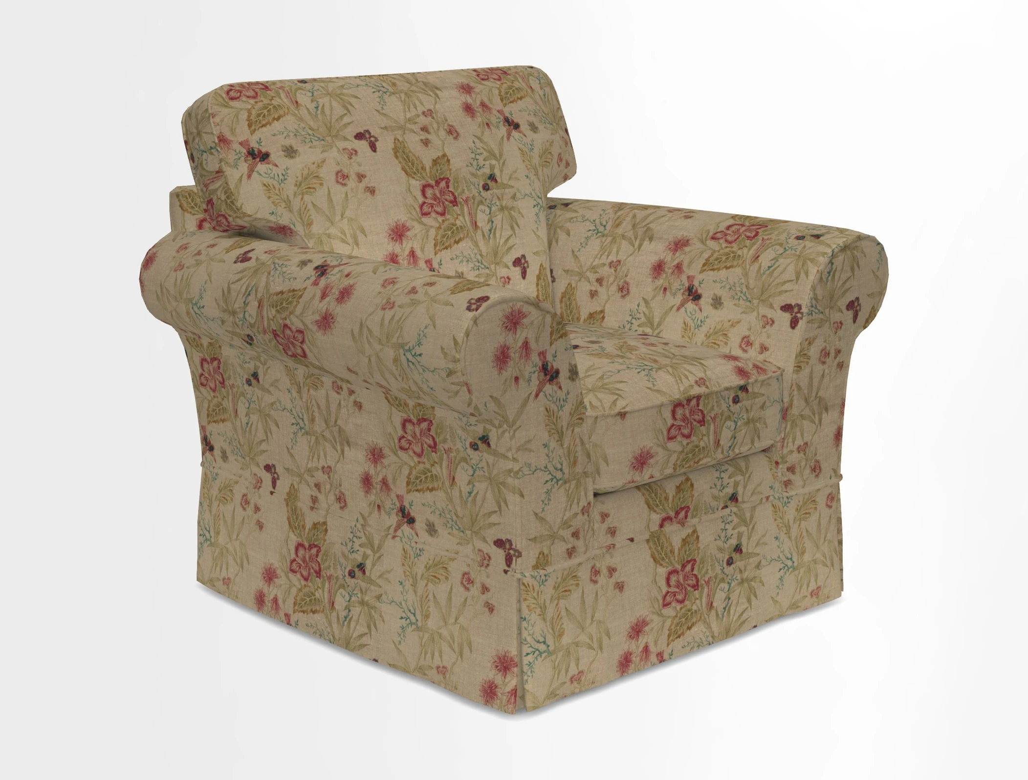 Lanhydrock Chair in Two Tone Plain Biscuit