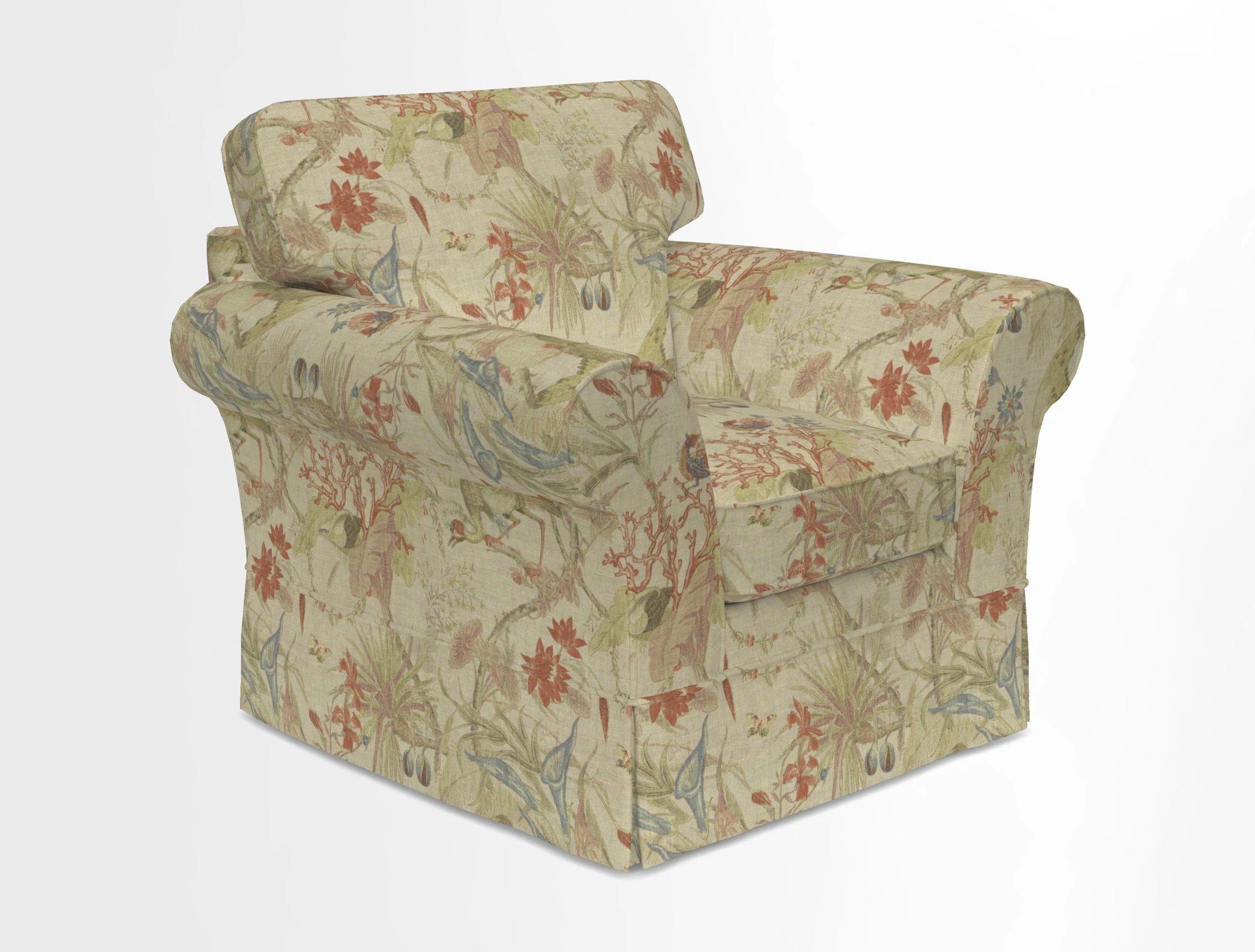Lanhydrock Chair in Two Tone Plain Biscuit