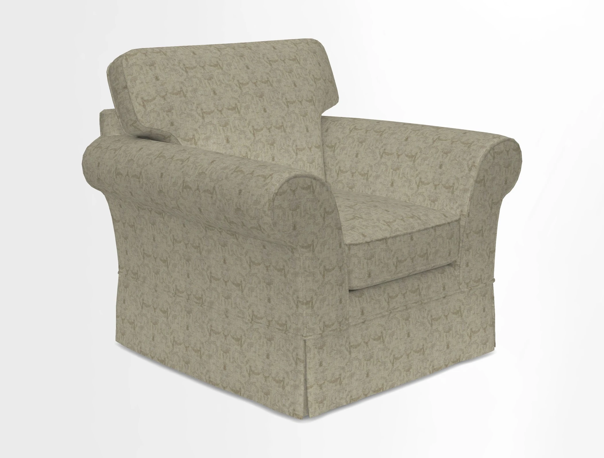 Lanhydrock Chair in Two Tone Plain Biscuit