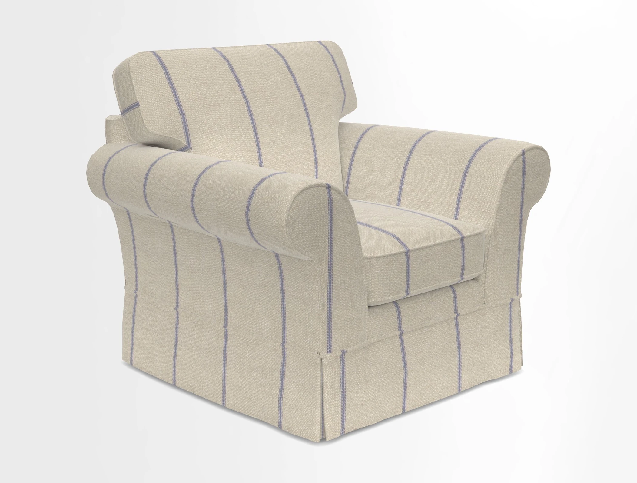 Lanhydrock Chair in Two Tone Plain Biscuit