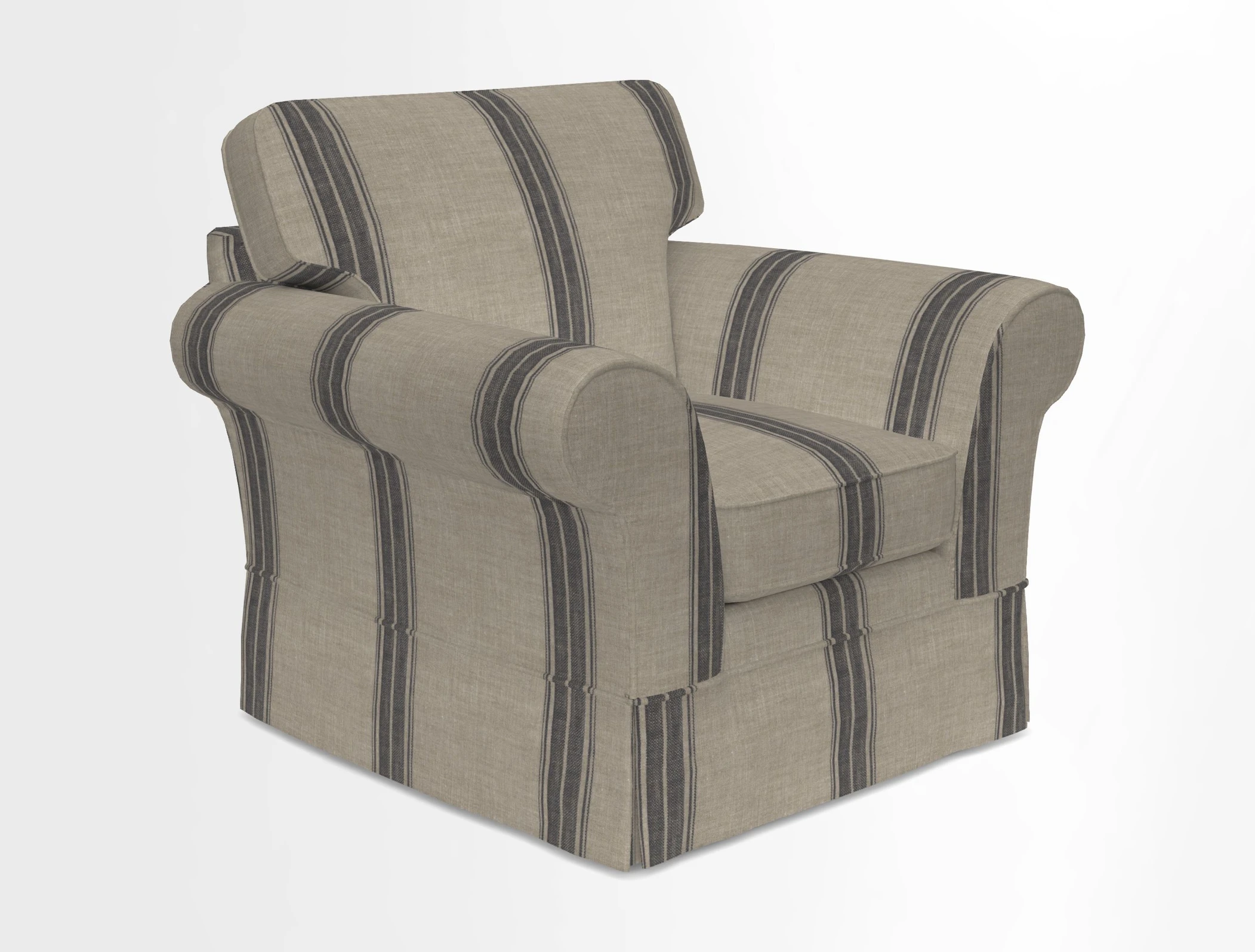 Lanhydrock Chair in Two Tone Plain Biscuit