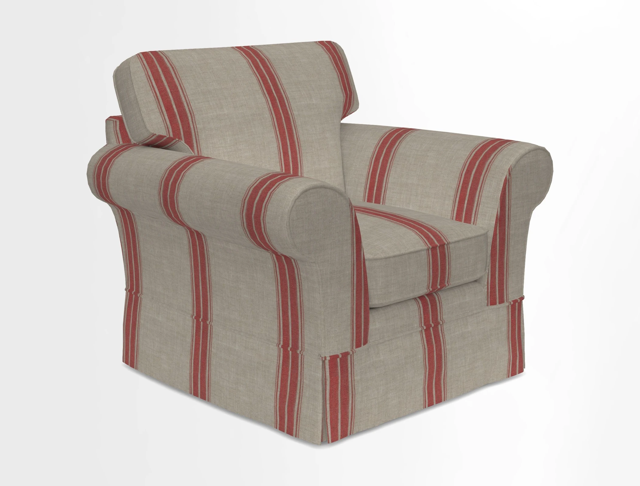Lanhydrock Chair in Two Tone Plain Biscuit