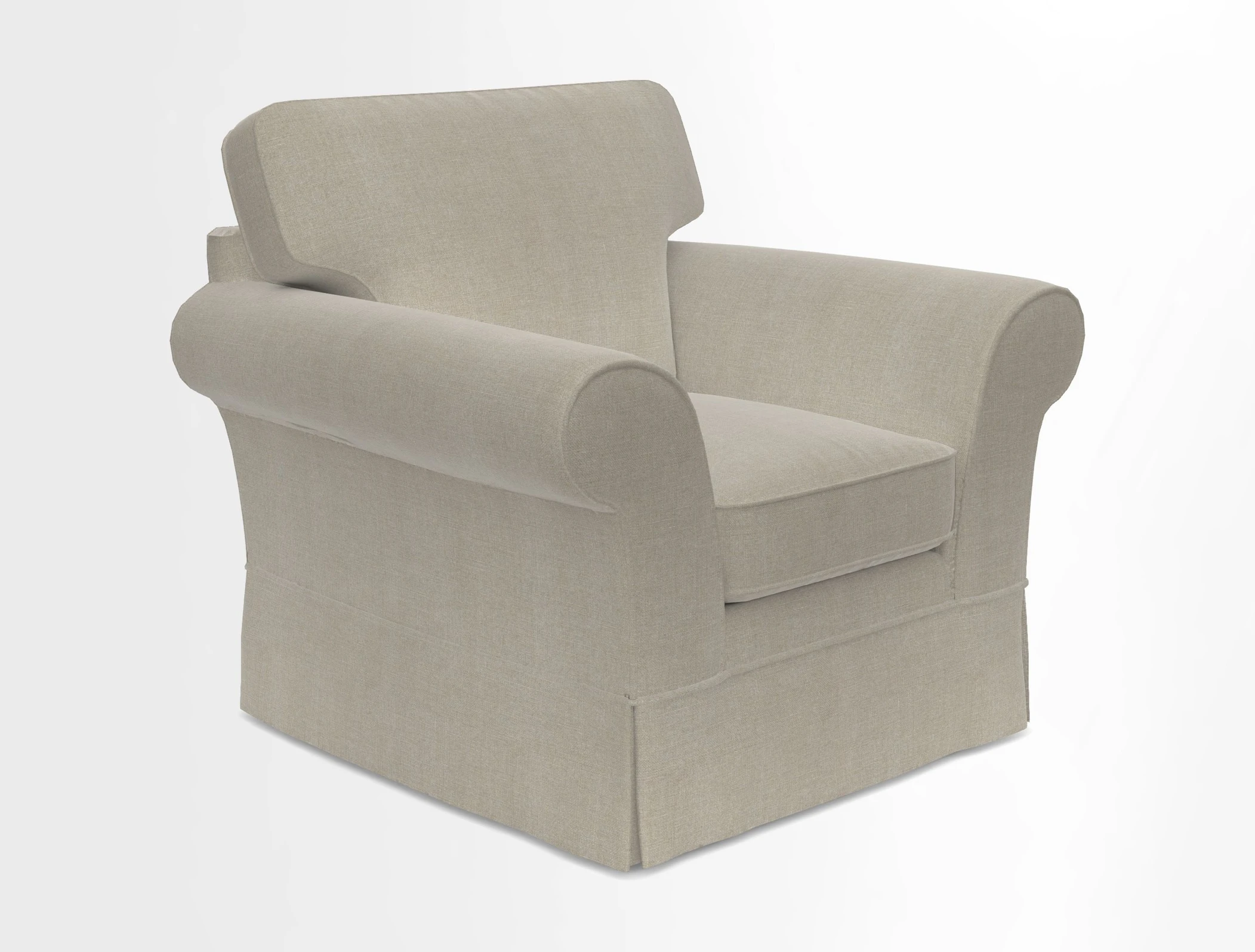 Lanhydrock Chair in Two Tone Plain Biscuit