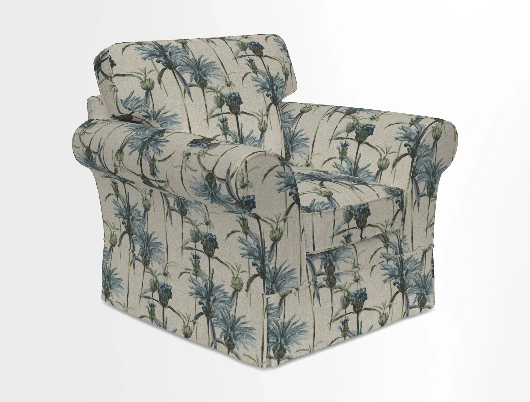 Lanhydrock Chair in Two Tone Plain Biscuit