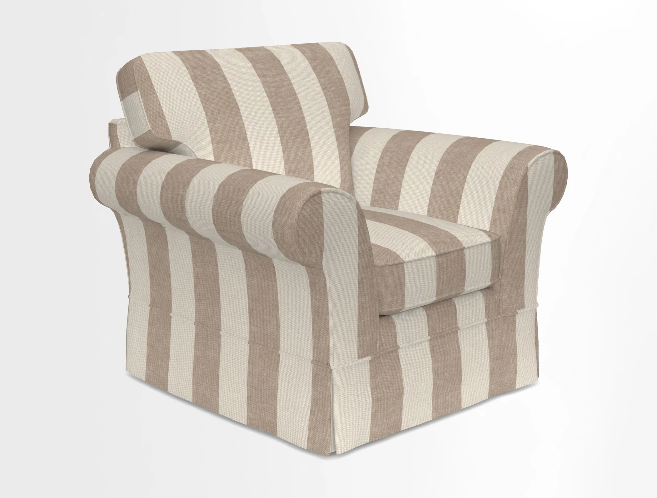 Lanhydrock Chair in Two Tone Plain Biscuit