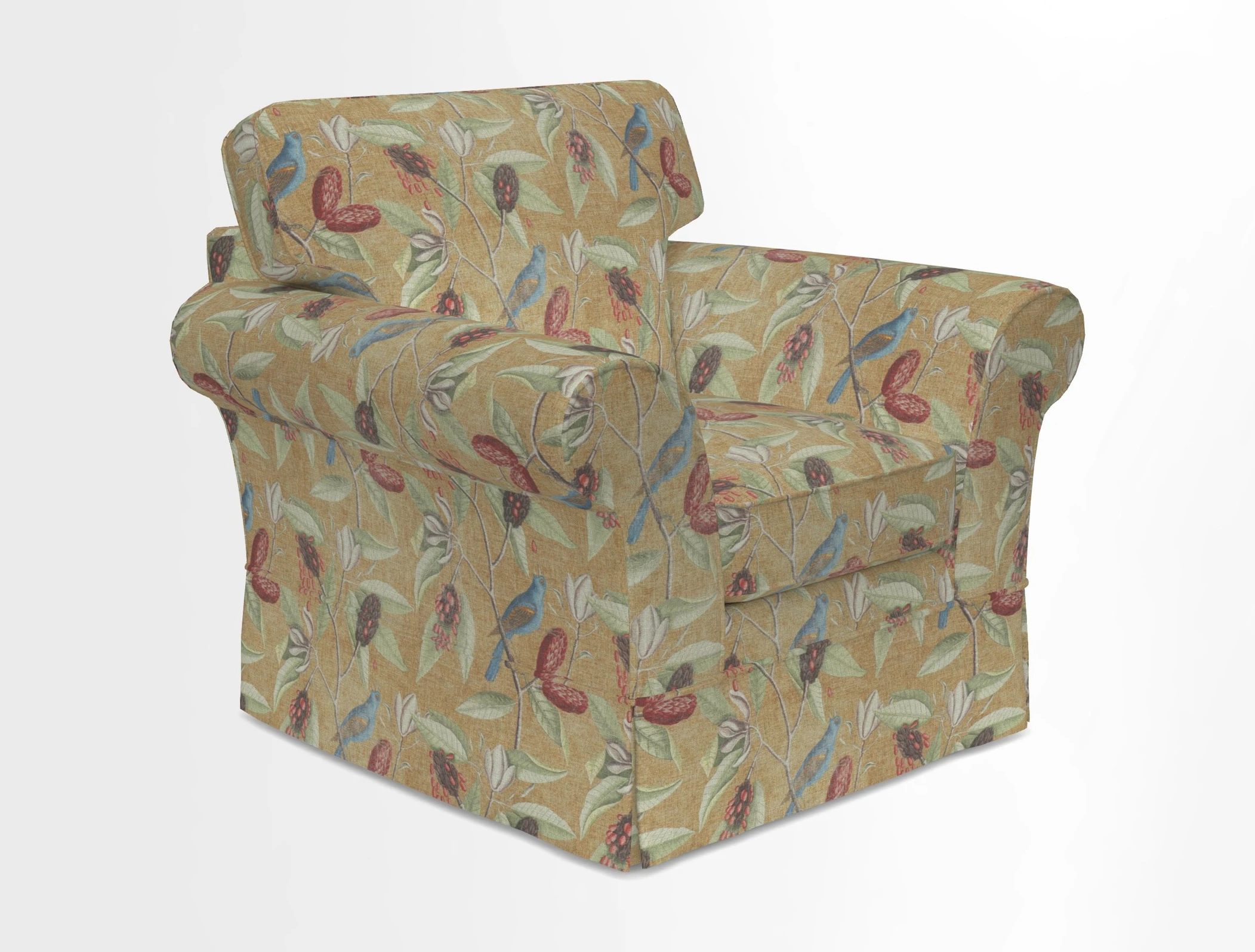 Lanhydrock Chair in Two Tone Plain Biscuit