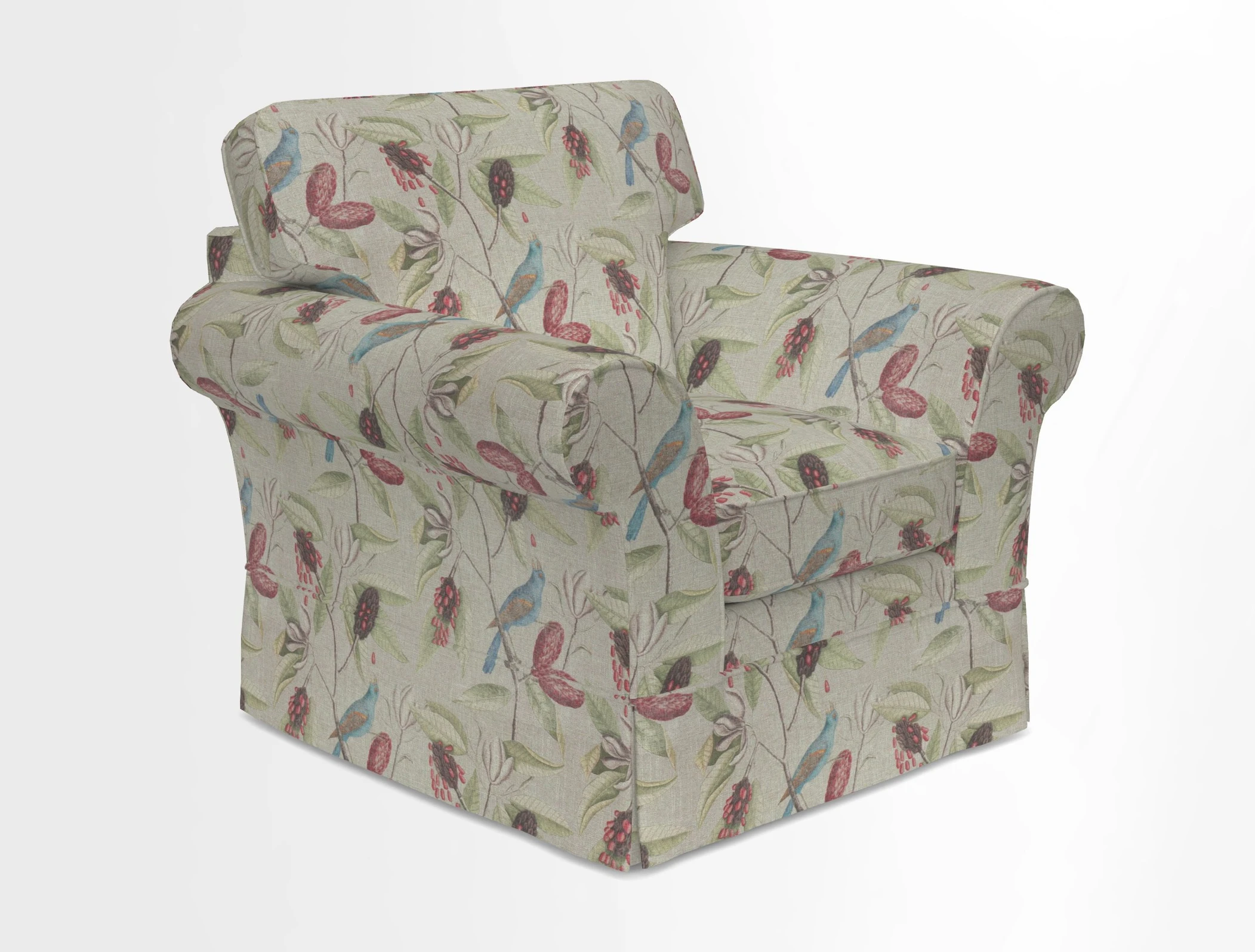 Lanhydrock Chair in Two Tone Plain Biscuit