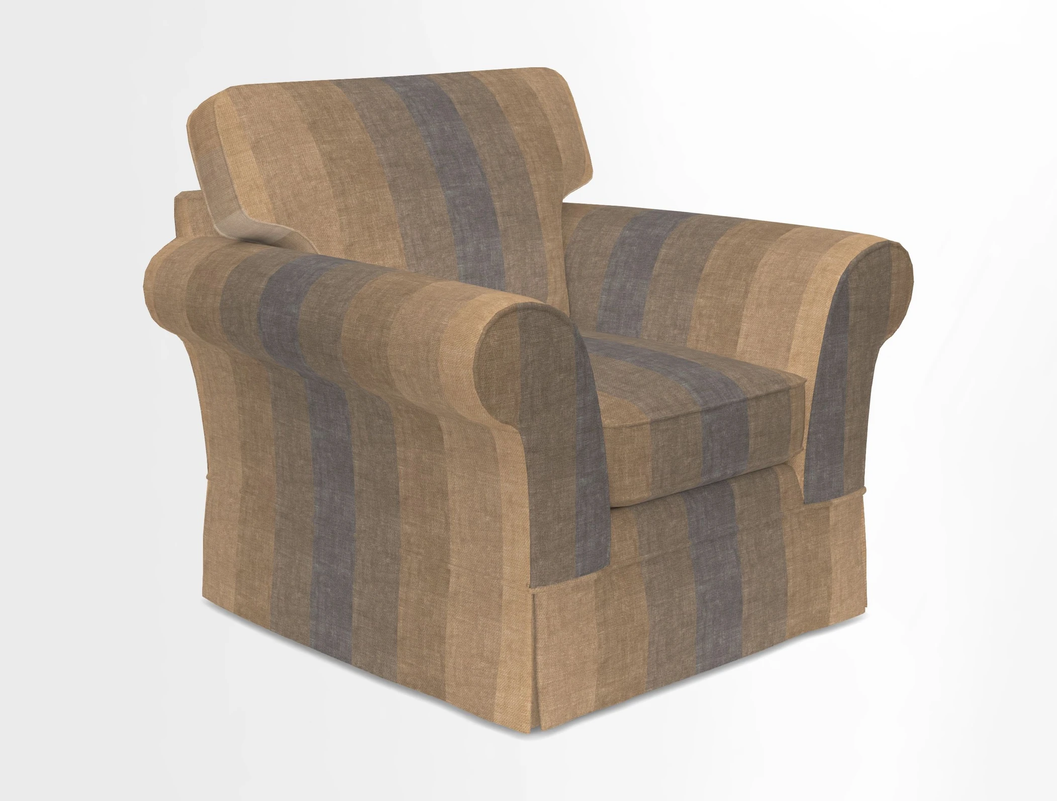 Lanhydrock Chair in Two Tone Plain Biscuit