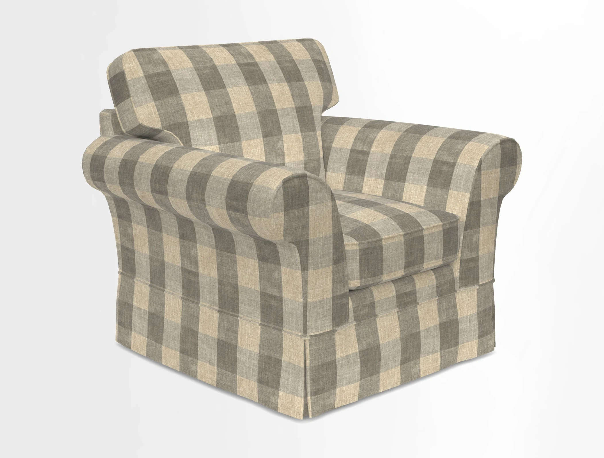 Lanhydrock Chair in Two Tone Plain Biscuit