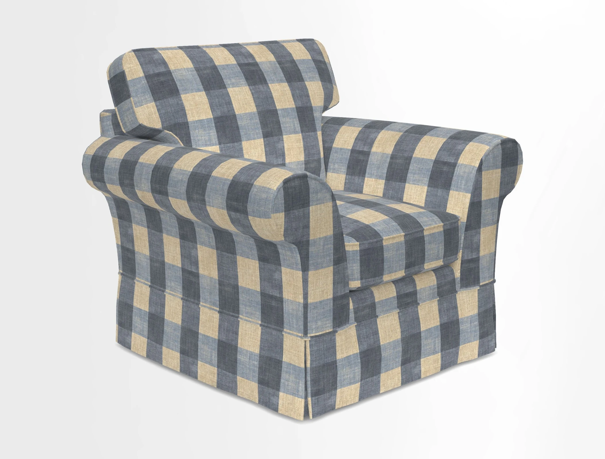 Lanhydrock Chair in Two Tone Plain Biscuit