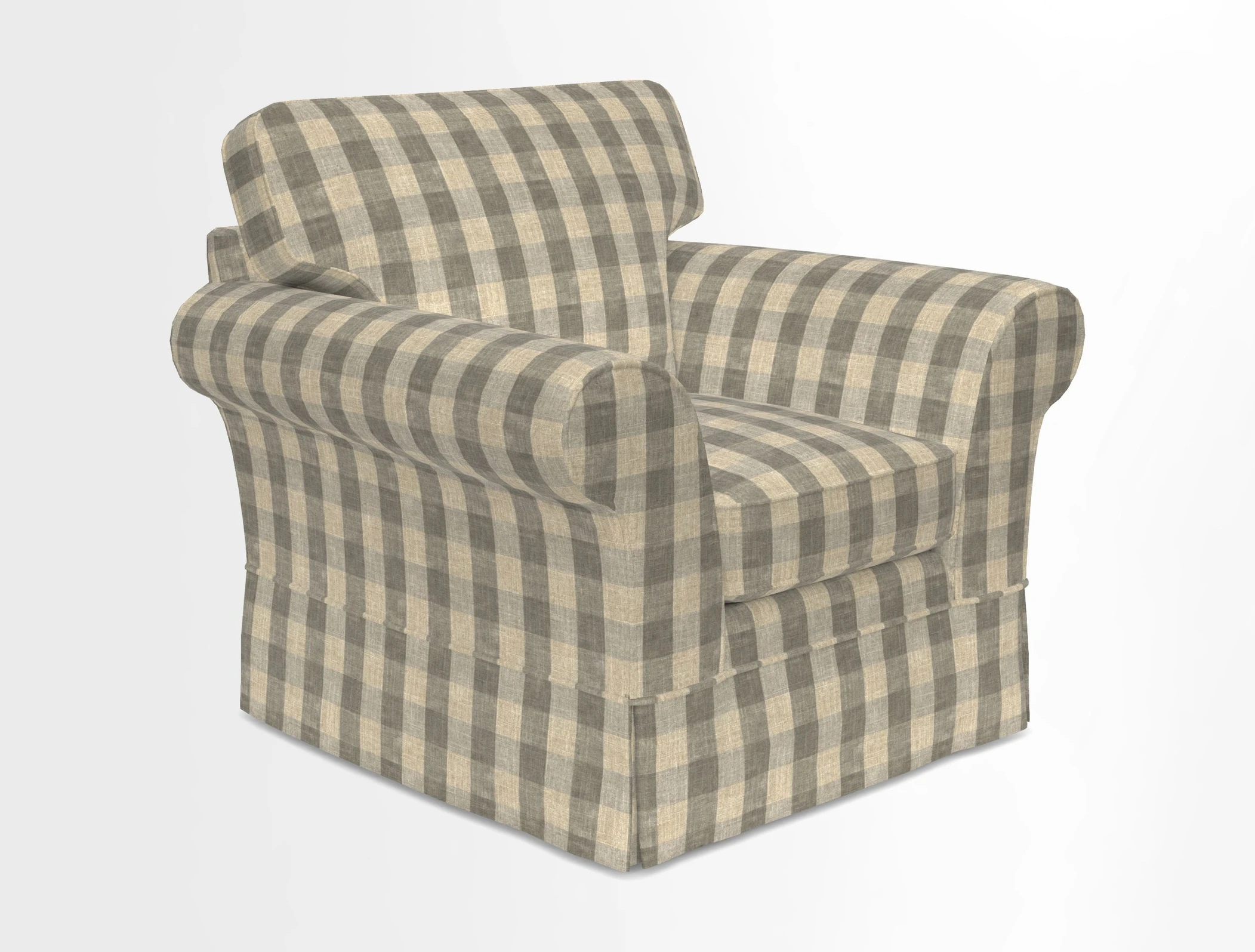 Lanhydrock Chair in Two Tone Plain Biscuit