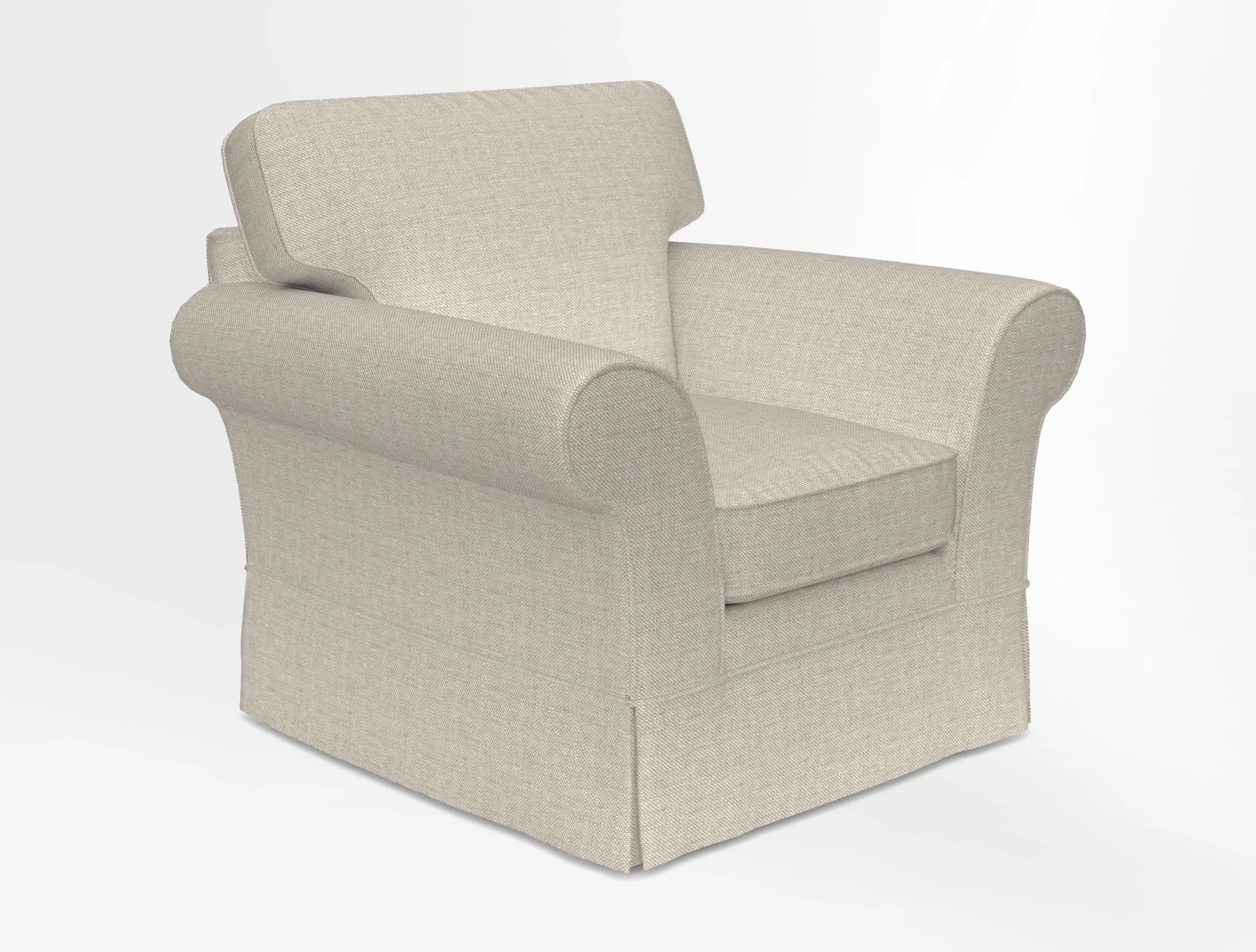 Lanhydrock Chair in Two Tone Plain Biscuit