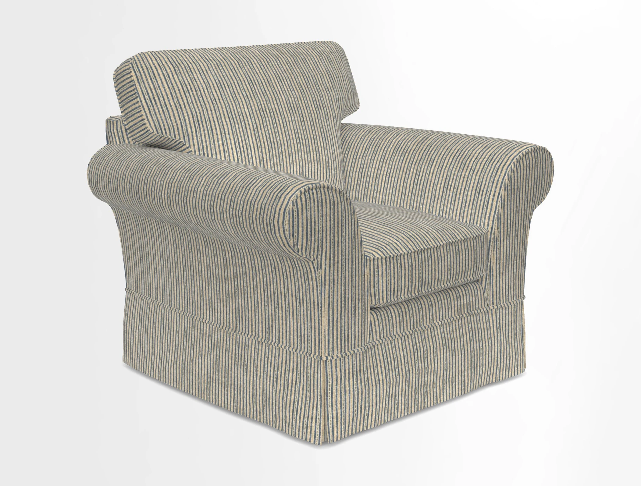 Lanhydrock Chair in Two Tone Plain Biscuit