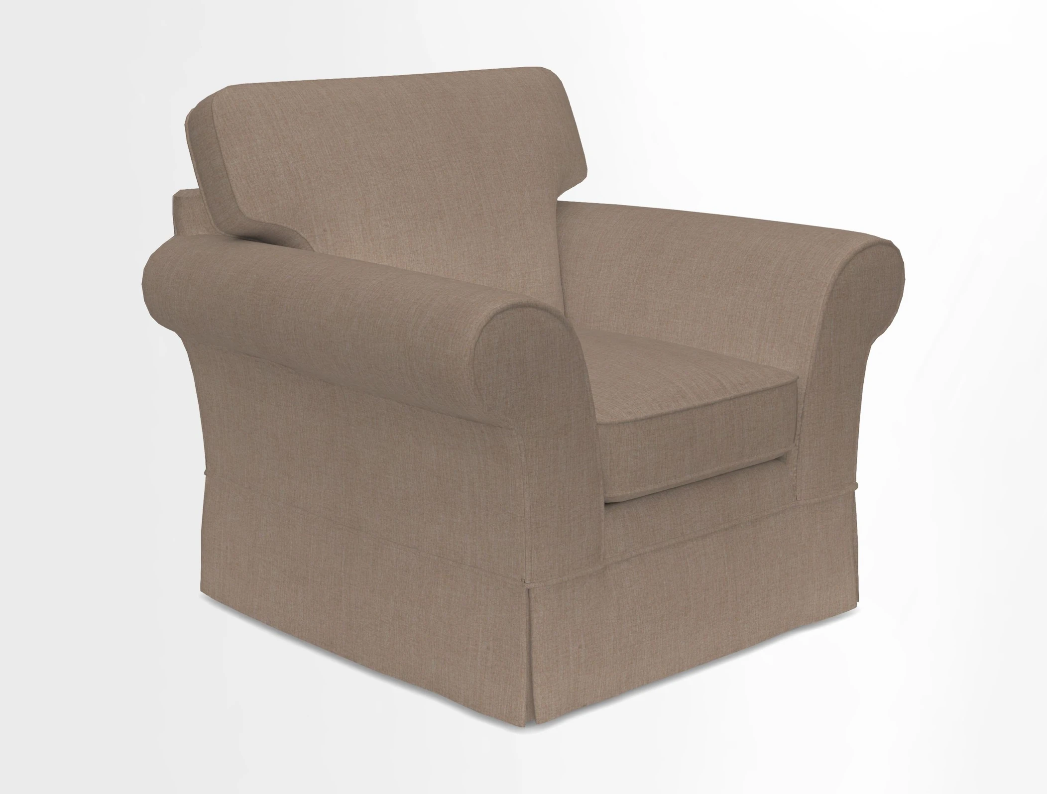 Lanhydrock Chair in Two Tone Plain Biscuit