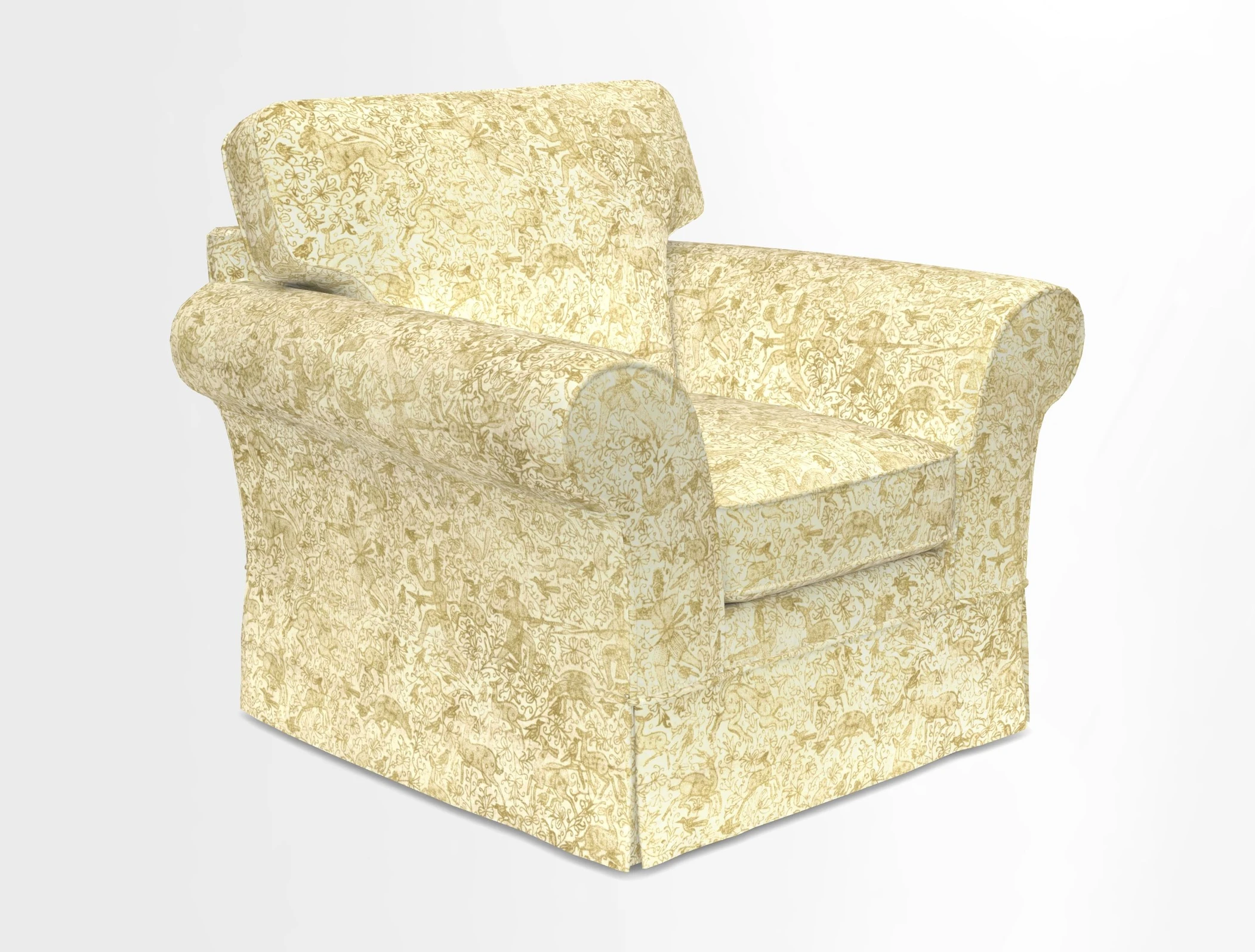 Lanhydrock Chair in Two Tone Plain Biscuit