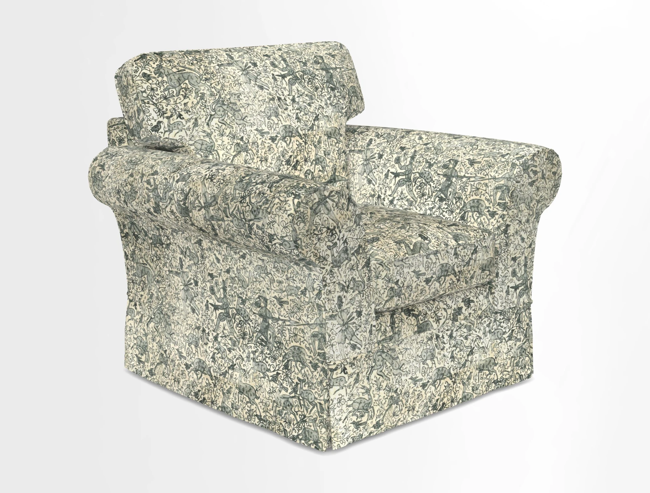 Lanhydrock Chair in Two Tone Plain Biscuit