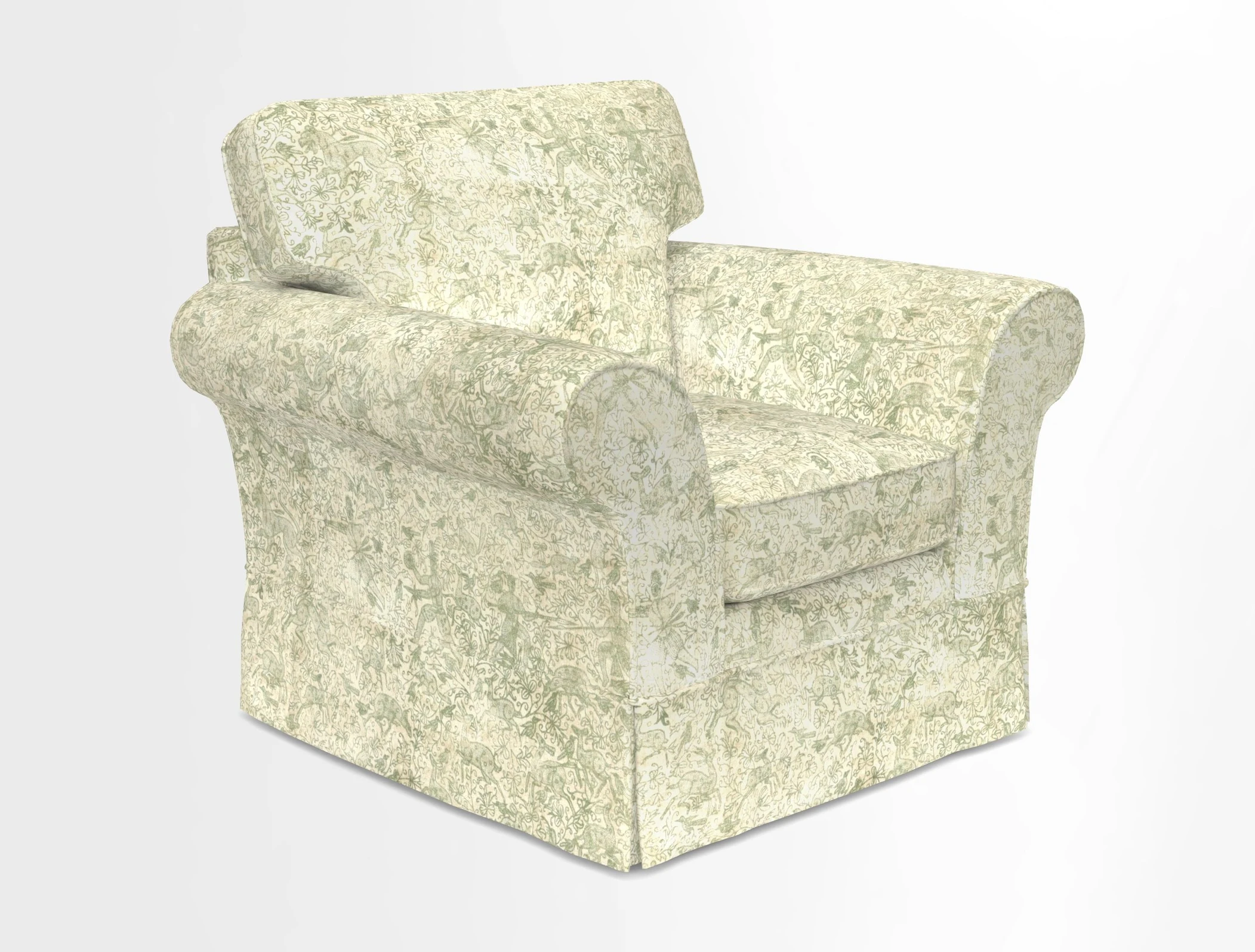 Lanhydrock Chair in Two Tone Plain Biscuit