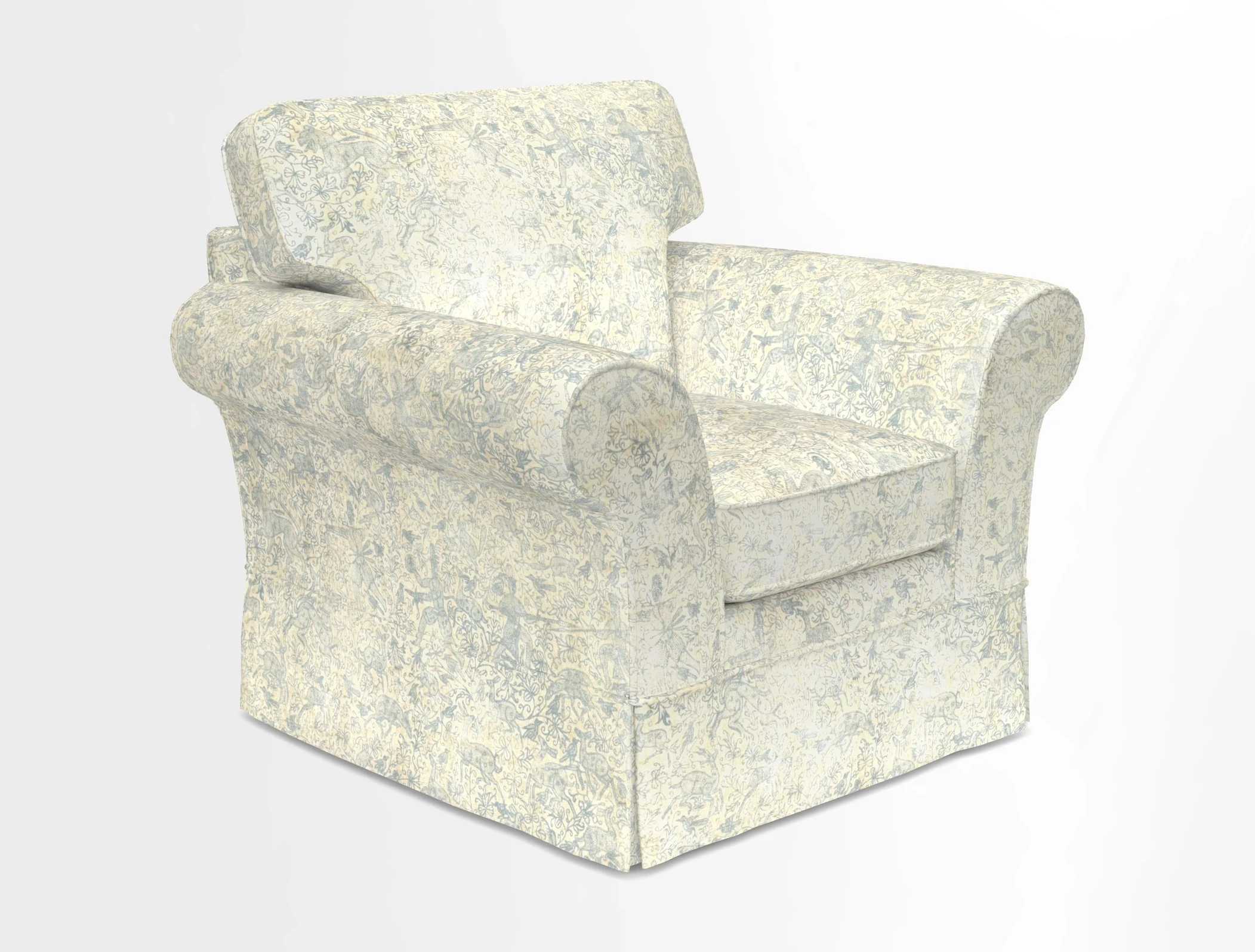 Lanhydrock Chair in Two Tone Plain Biscuit