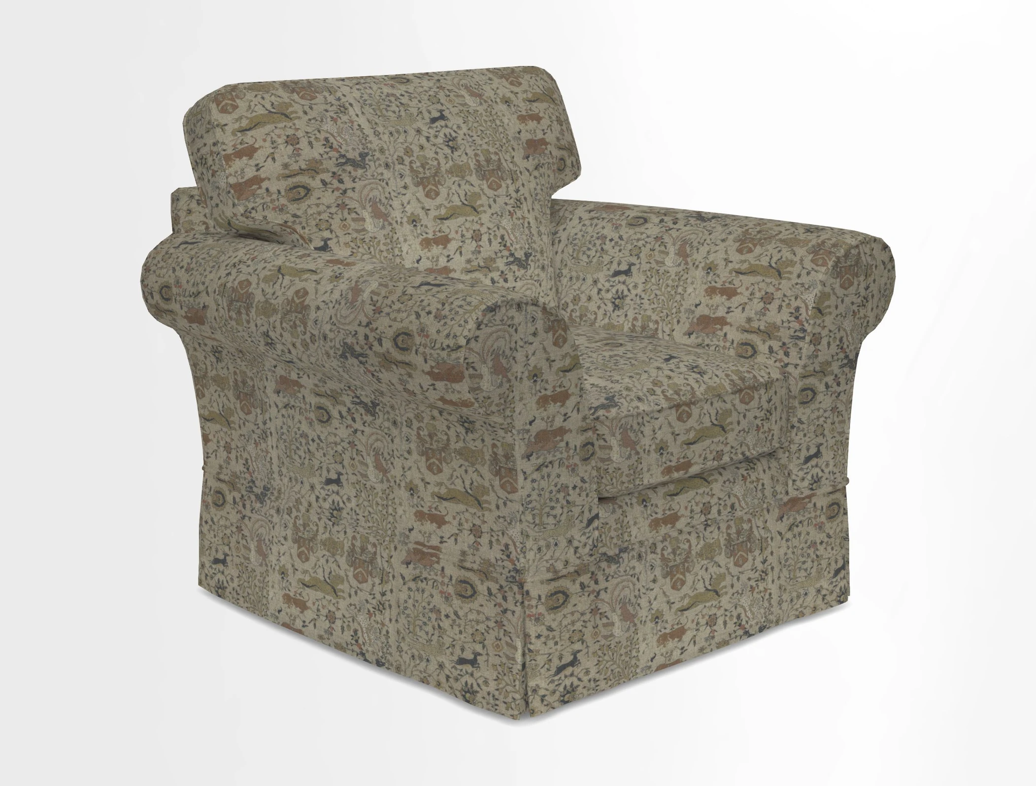 Lanhydrock Chair in Two Tone Plain Biscuit