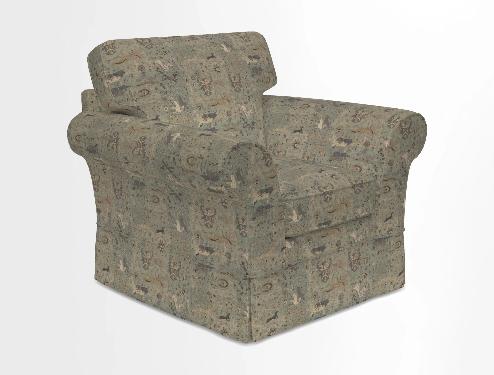 Lanhydrock Chair in Two Tone Plain Biscuit