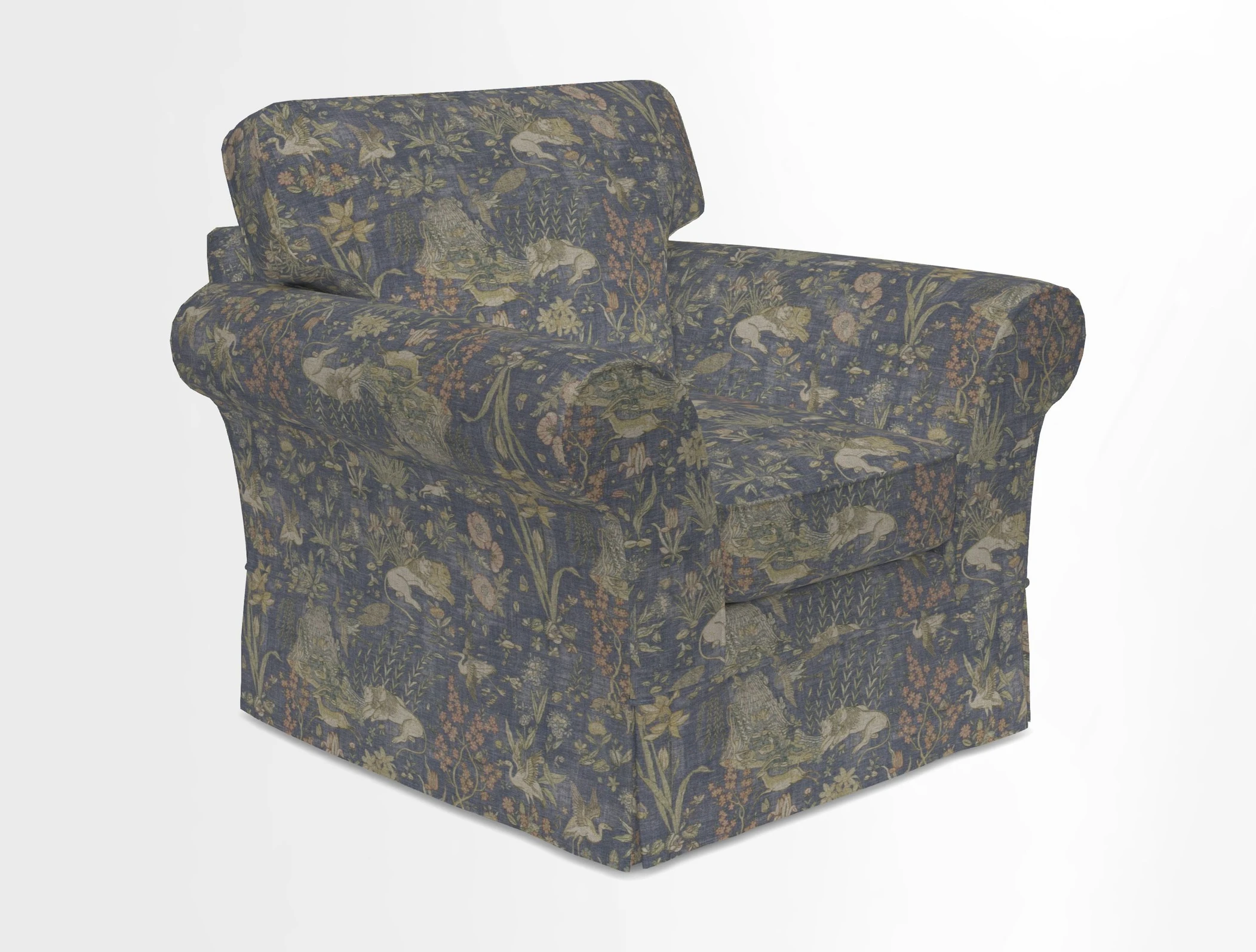 Lanhydrock Chair in Two Tone Plain Biscuit