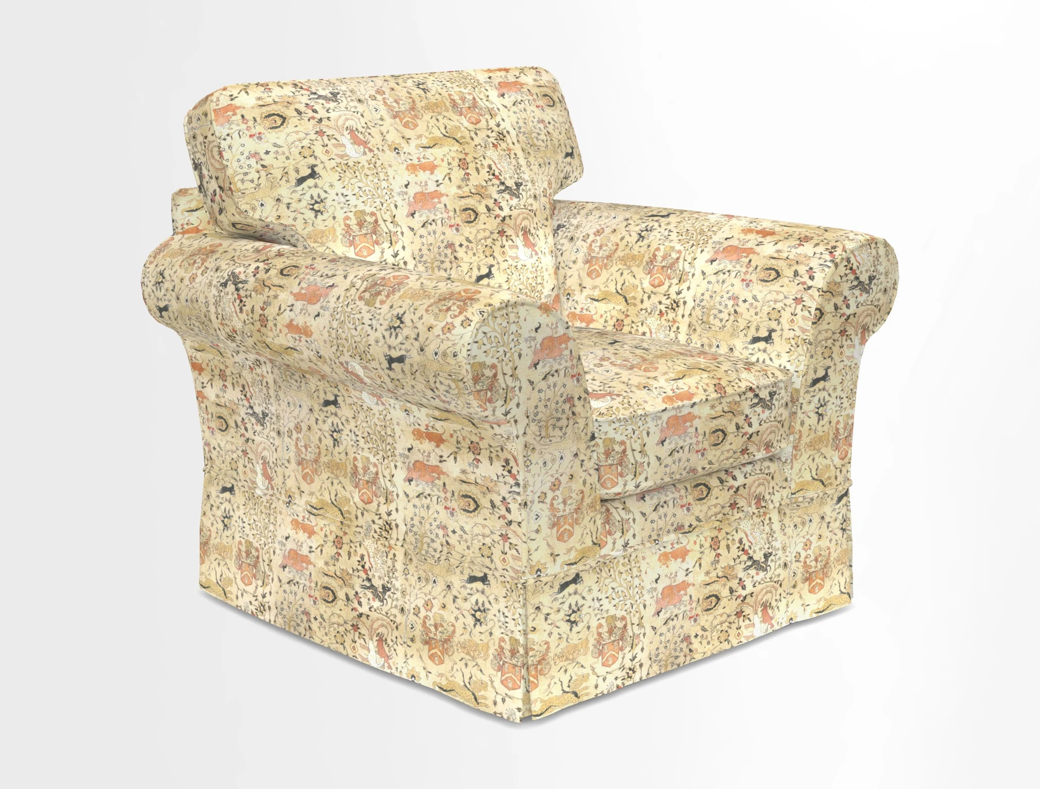 Lanhydrock Chair in Two Tone Plain Biscuit