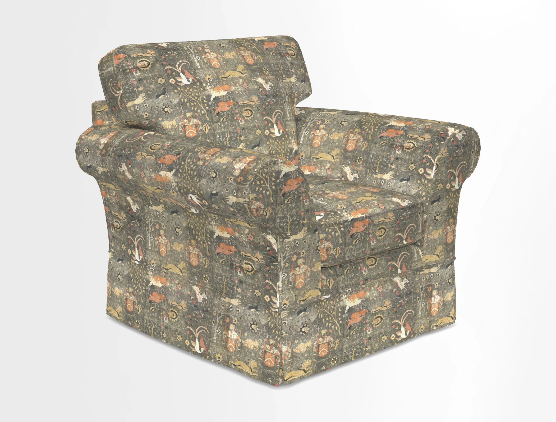 Lanhydrock Chair in Two Tone Plain Biscuit