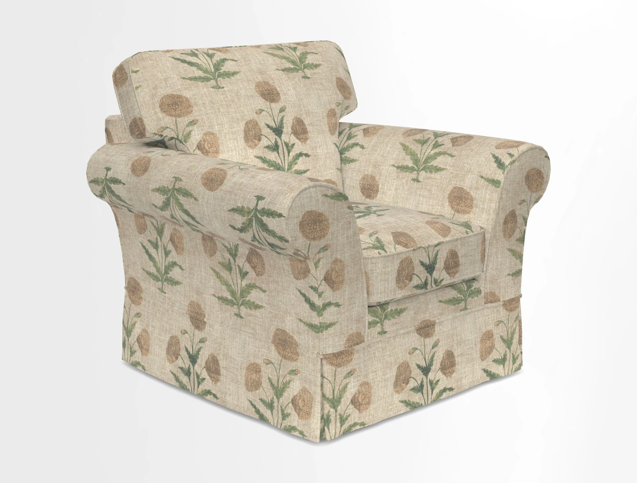 Lanhydrock Chair in Two Tone Plain Biscuit