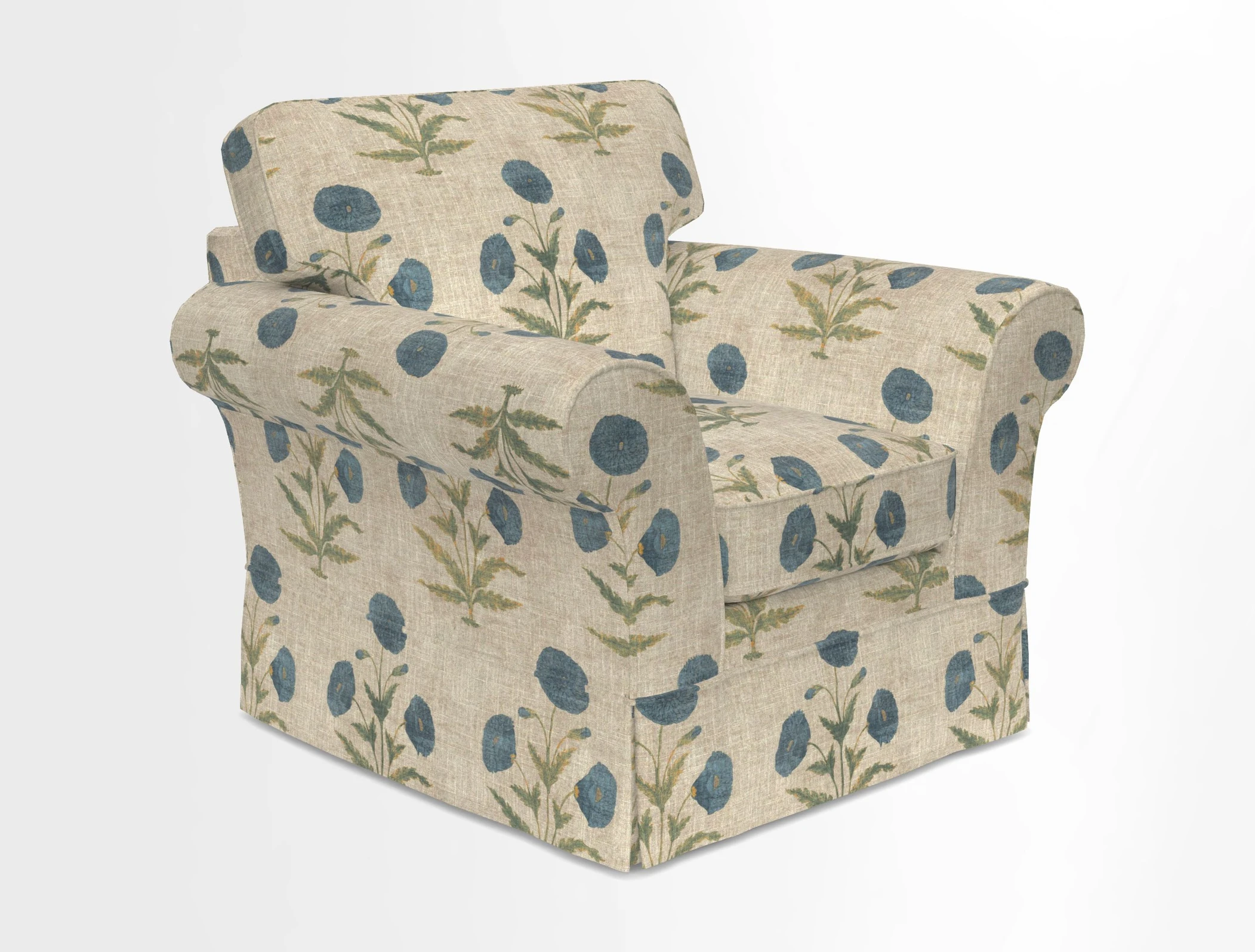 Lanhydrock Chair in Two Tone Plain Biscuit