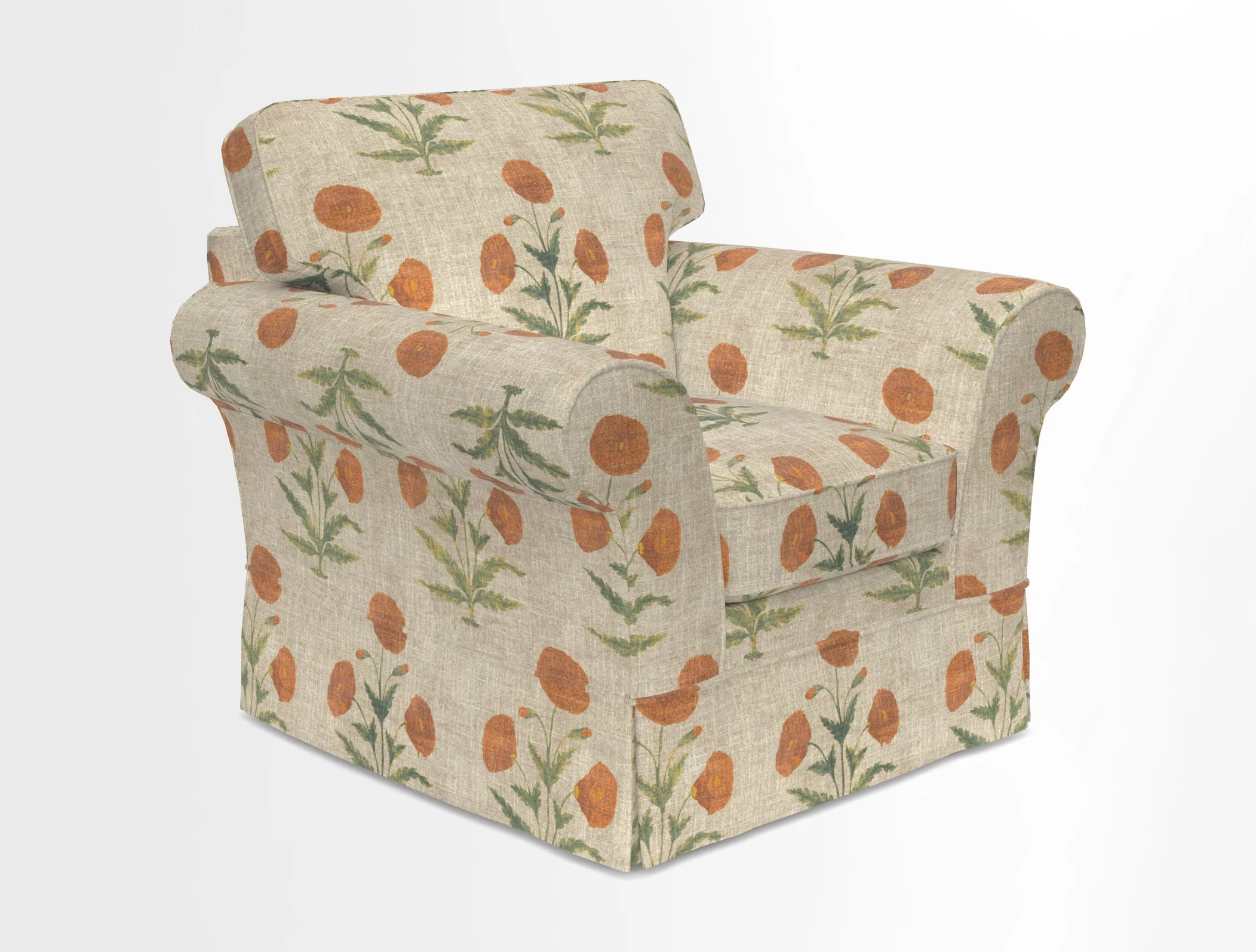 Lanhydrock Chair in Two Tone Plain Biscuit