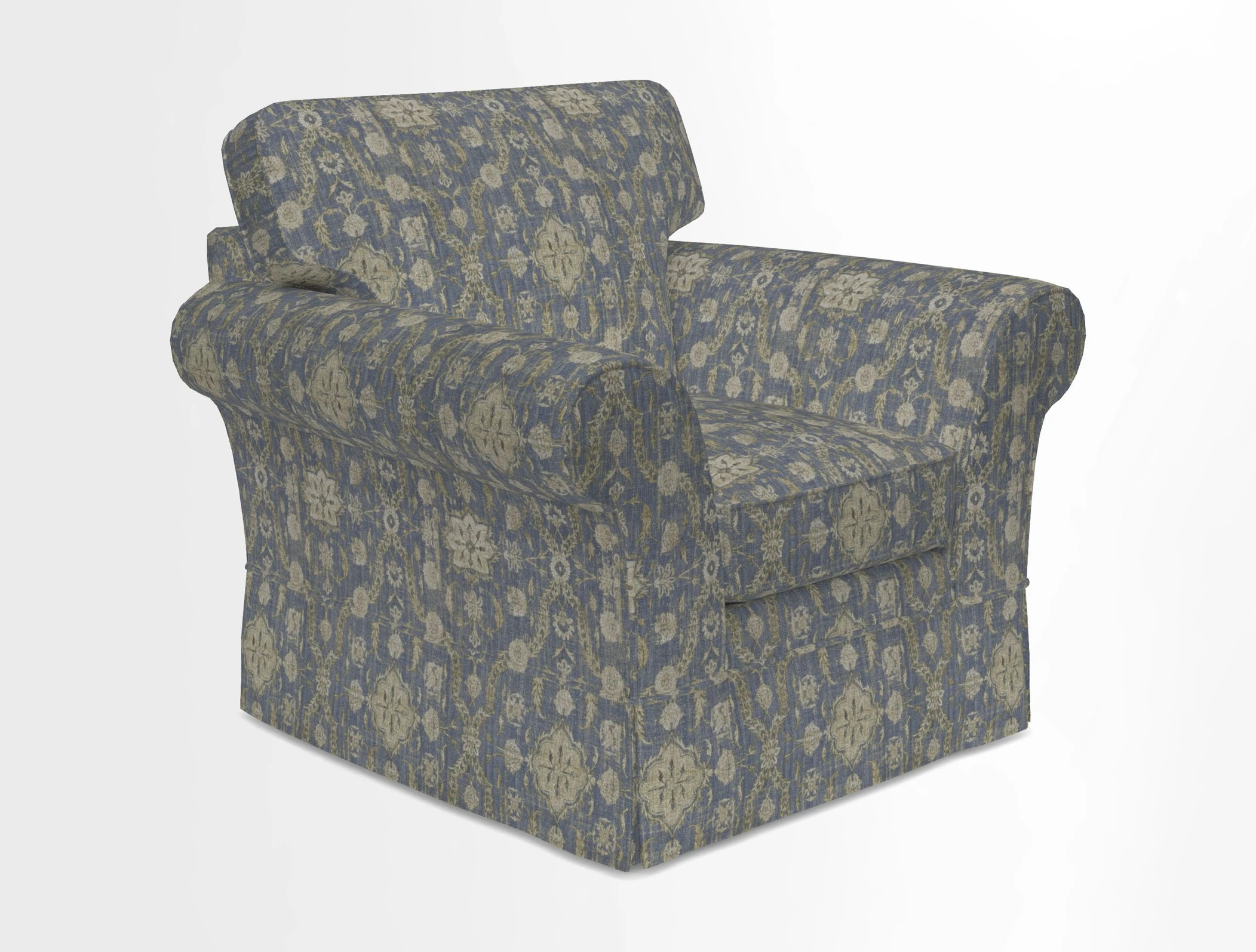 Lanhydrock Chair in Two Tone Plain Biscuit