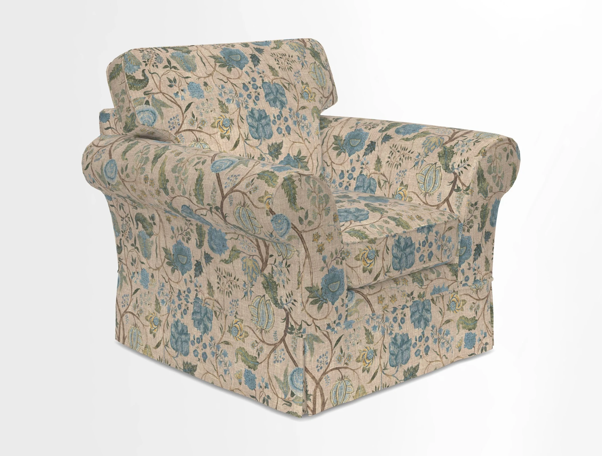 Lanhydrock Chair in Two Tone Plain Biscuit