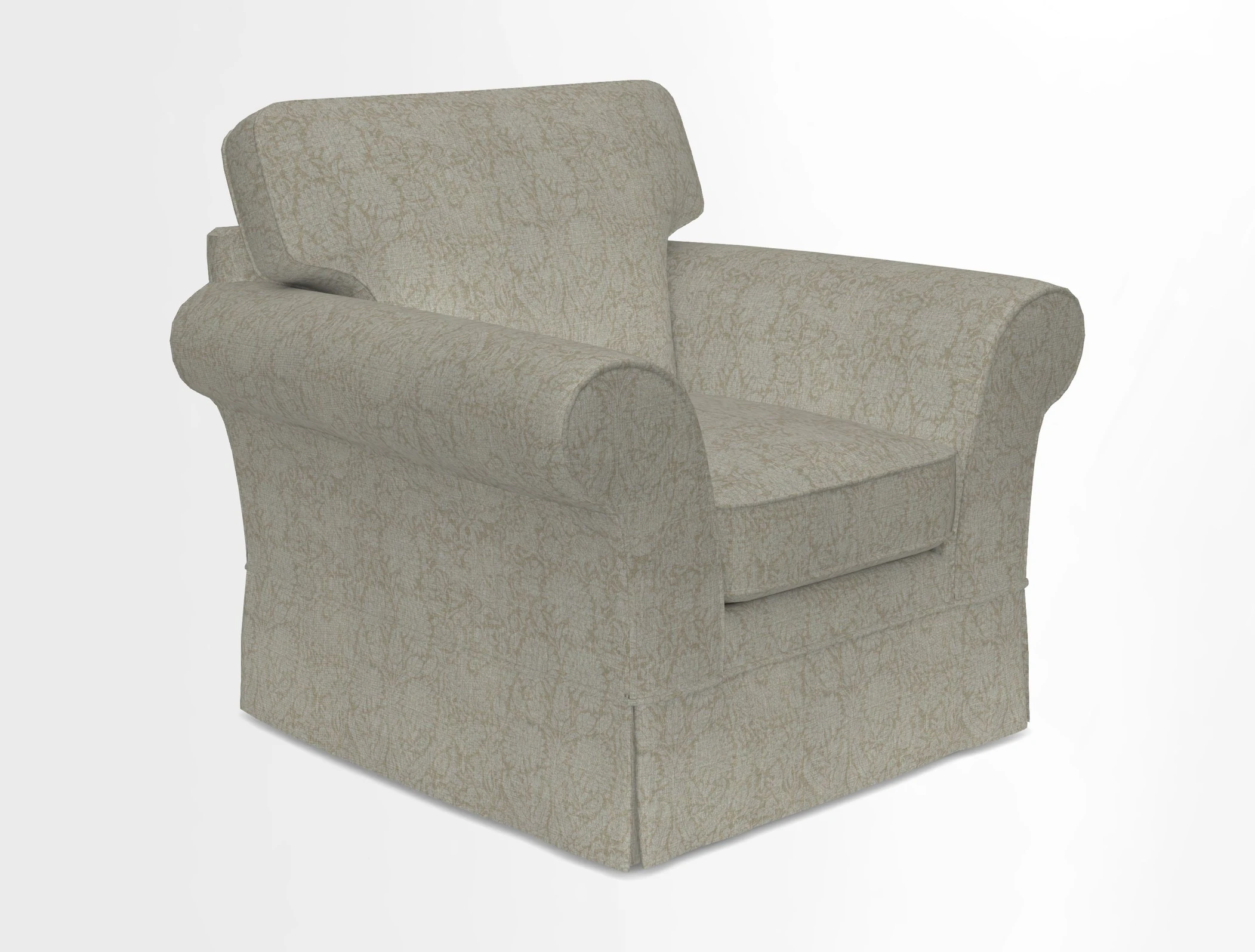 Lanhydrock Chair in Two Tone Plain Biscuit