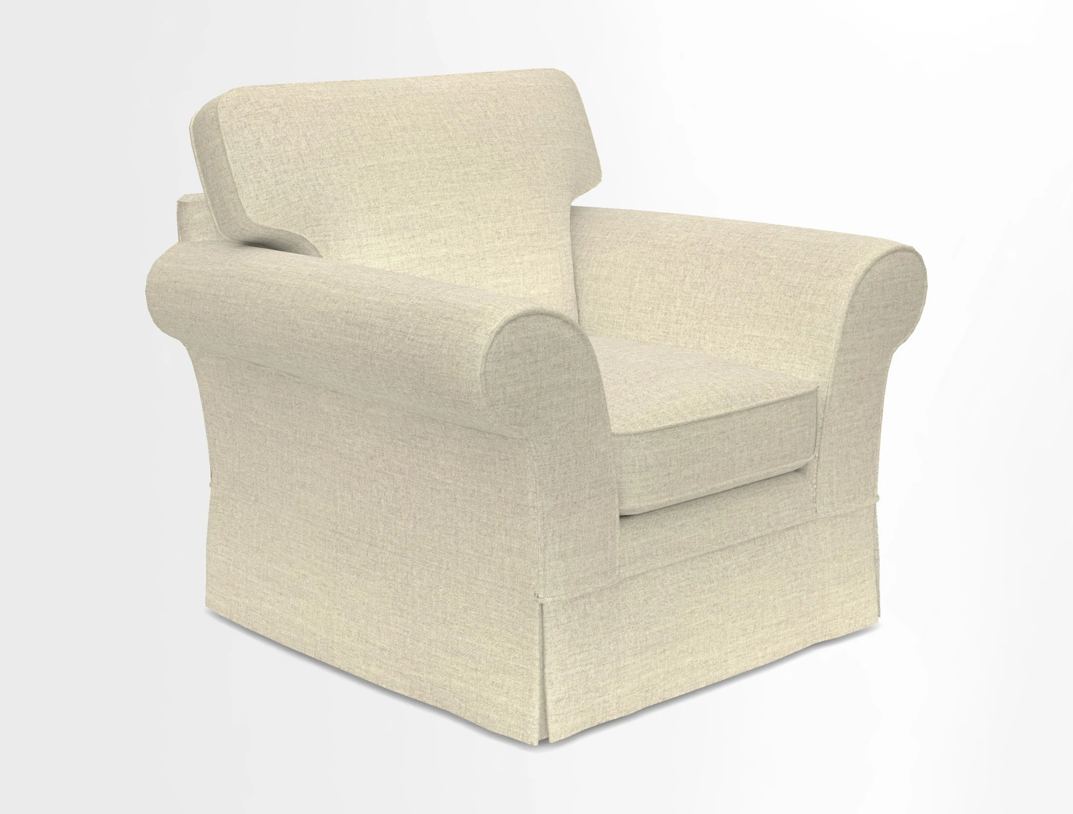 Lanhydrock Chair in Two Tone Plain Biscuit