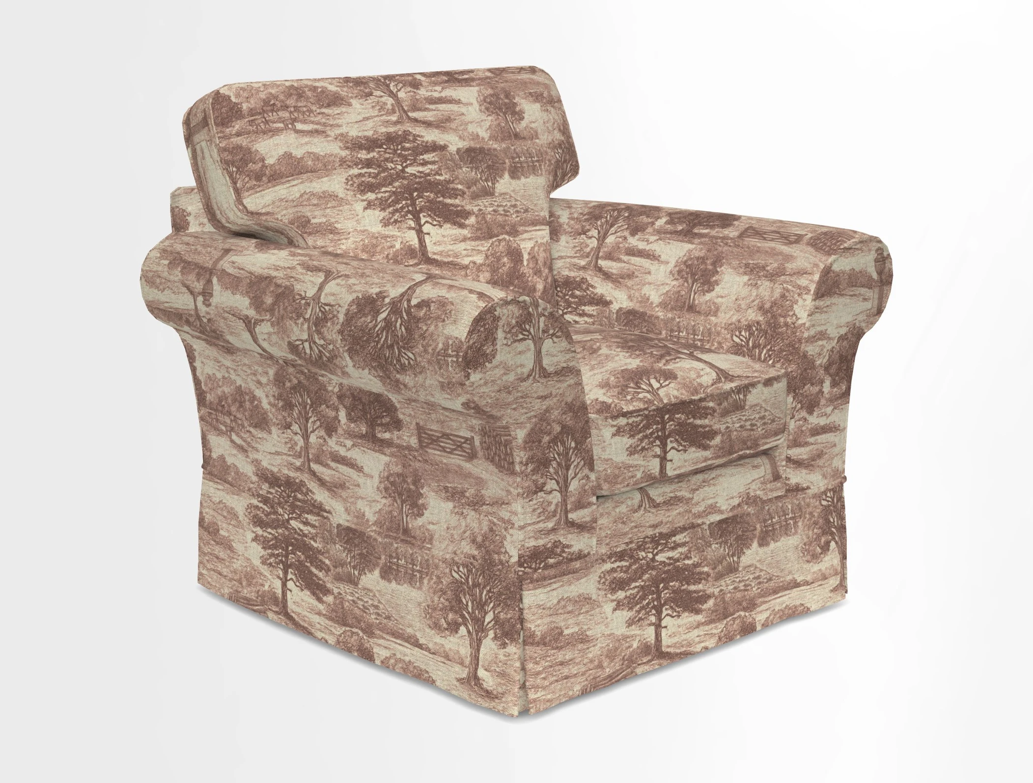 Lanhydrock Chair in Two Tone Plain Biscuit