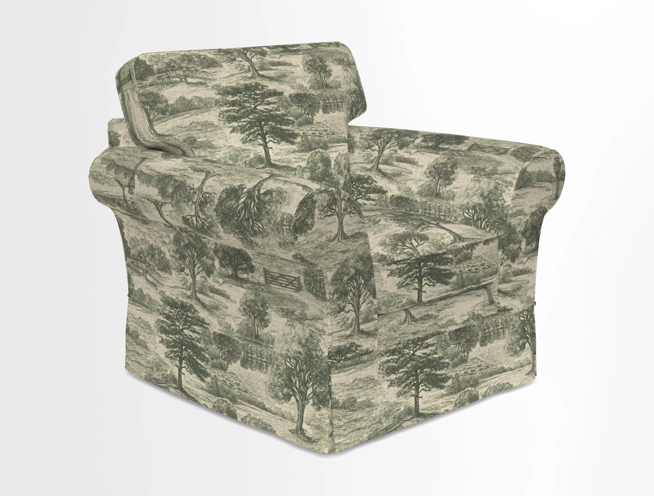 Lanhydrock Chair in Two Tone Plain Biscuit