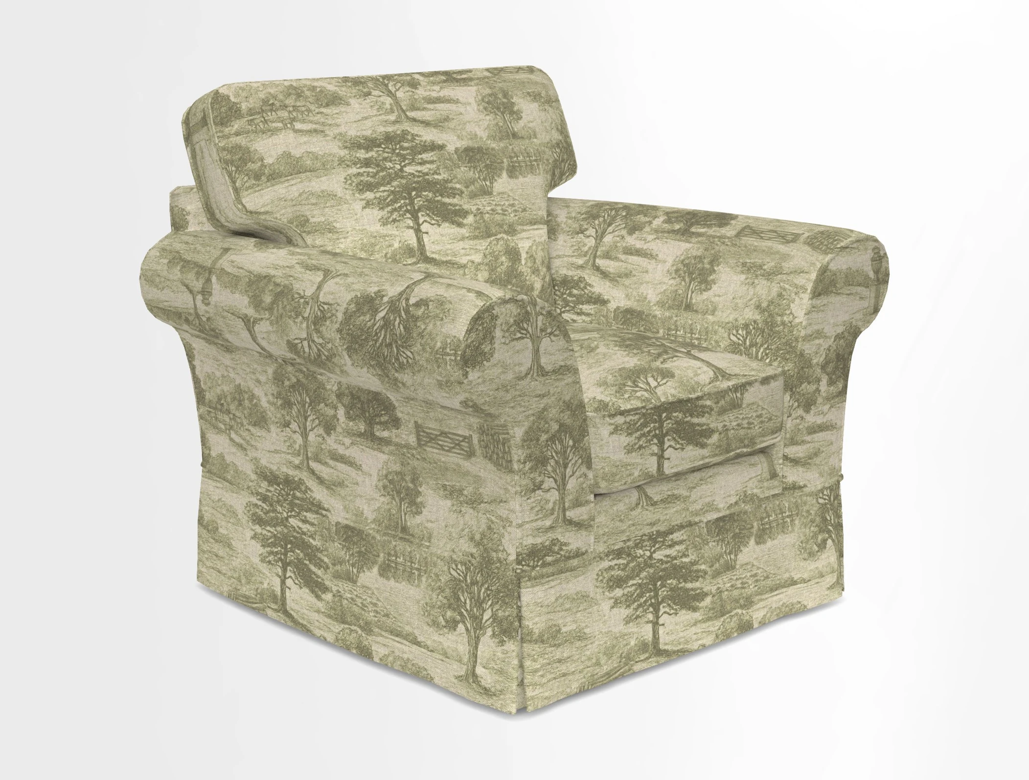 Lanhydrock Chair in Two Tone Plain Biscuit