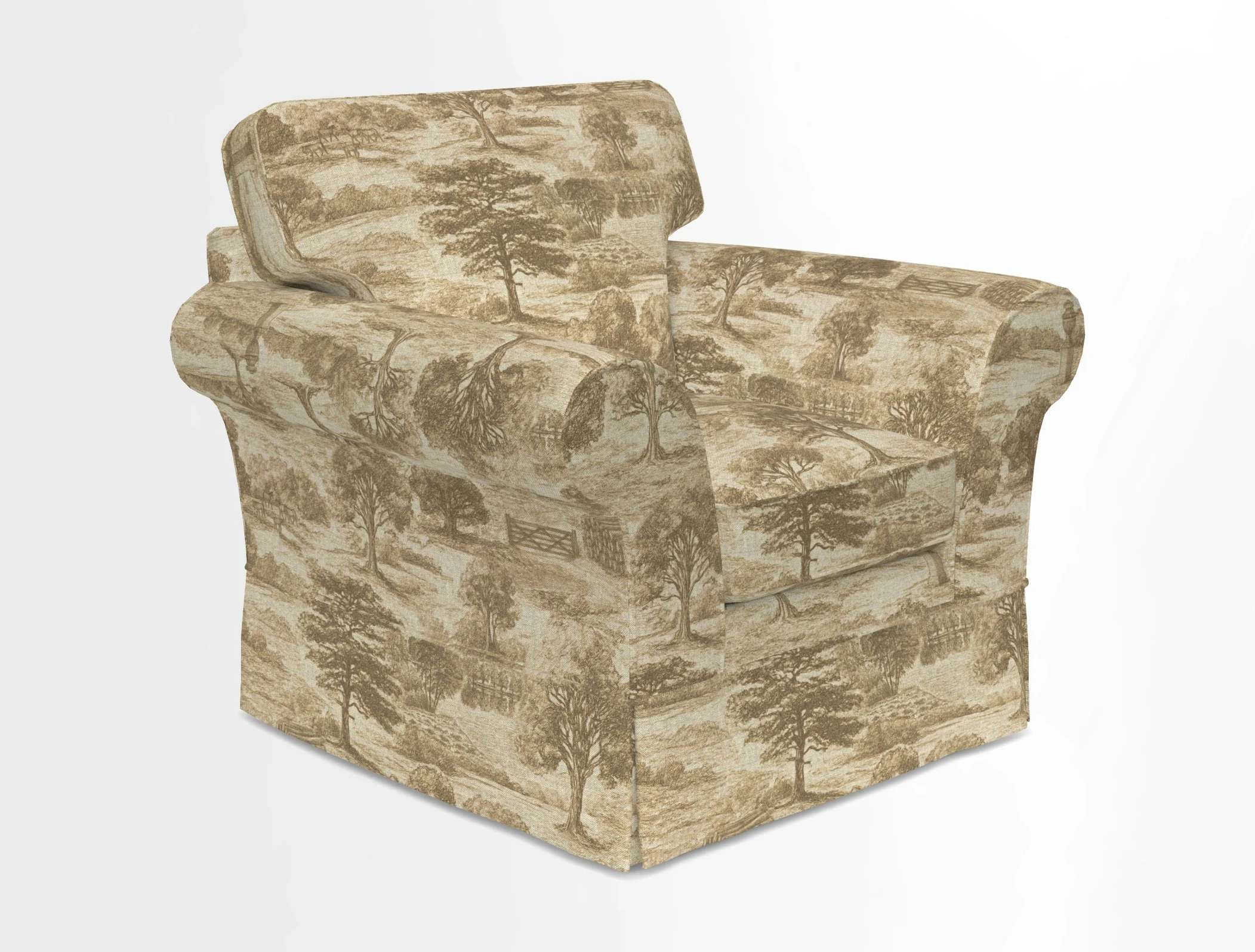 Lanhydrock Chair in Two Tone Plain Biscuit