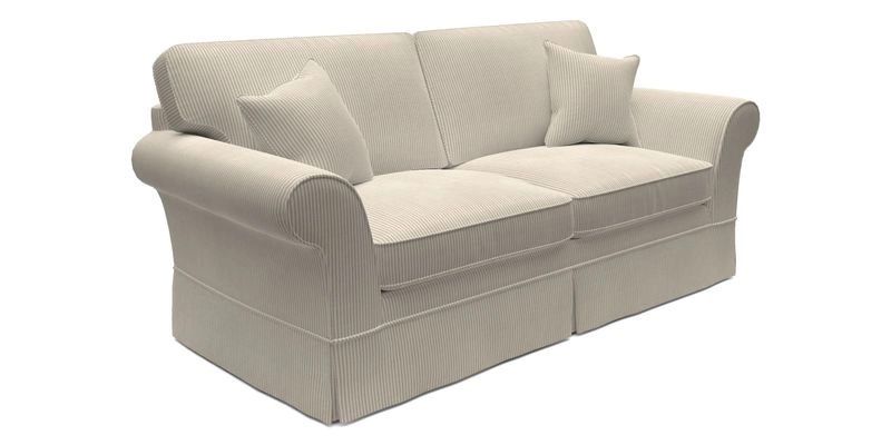 Lanhydrock 3 Seater Sofa in Floral Linens Lela Mystery Indigo