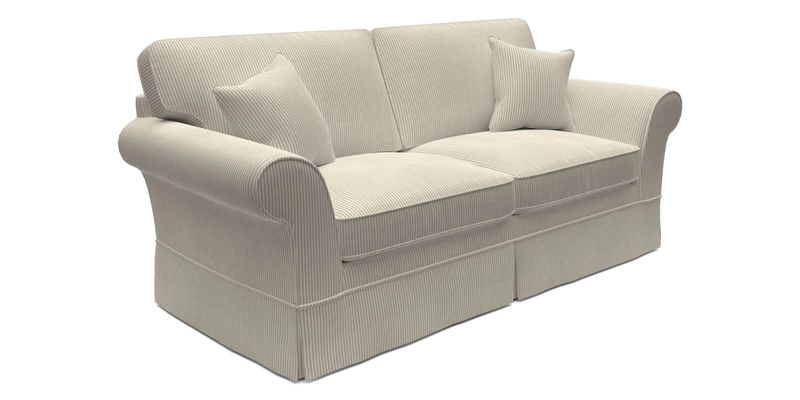 Lanhydrock 3 Seater Sofa in Floral Linens Lela Mystery Indigo