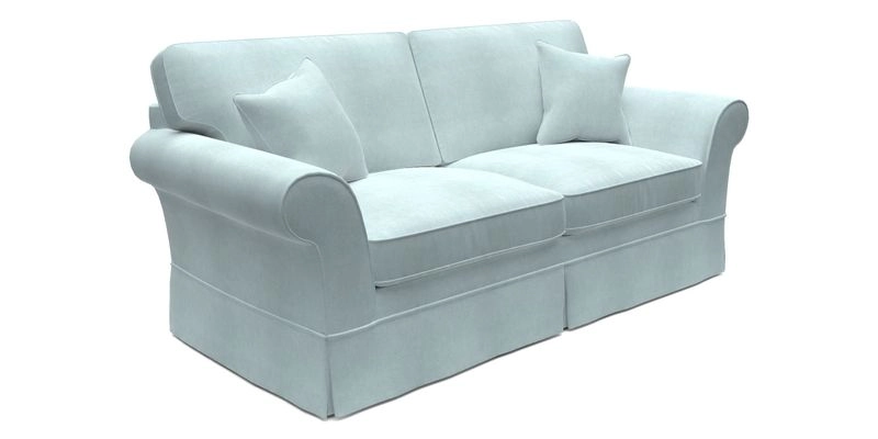 Lanhydrock 3 Seater Sofa in Floral Linens Lela Mystery Indigo