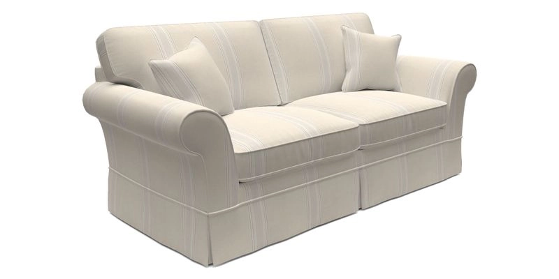 Lanhydrock 3 Seater Sofa in Floral Linens Lela Mystery Indigo