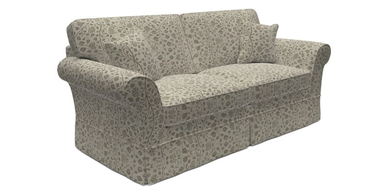 Lanhydrock 3 Seater Sofa in Floral Linens Lela Mystery Indigo